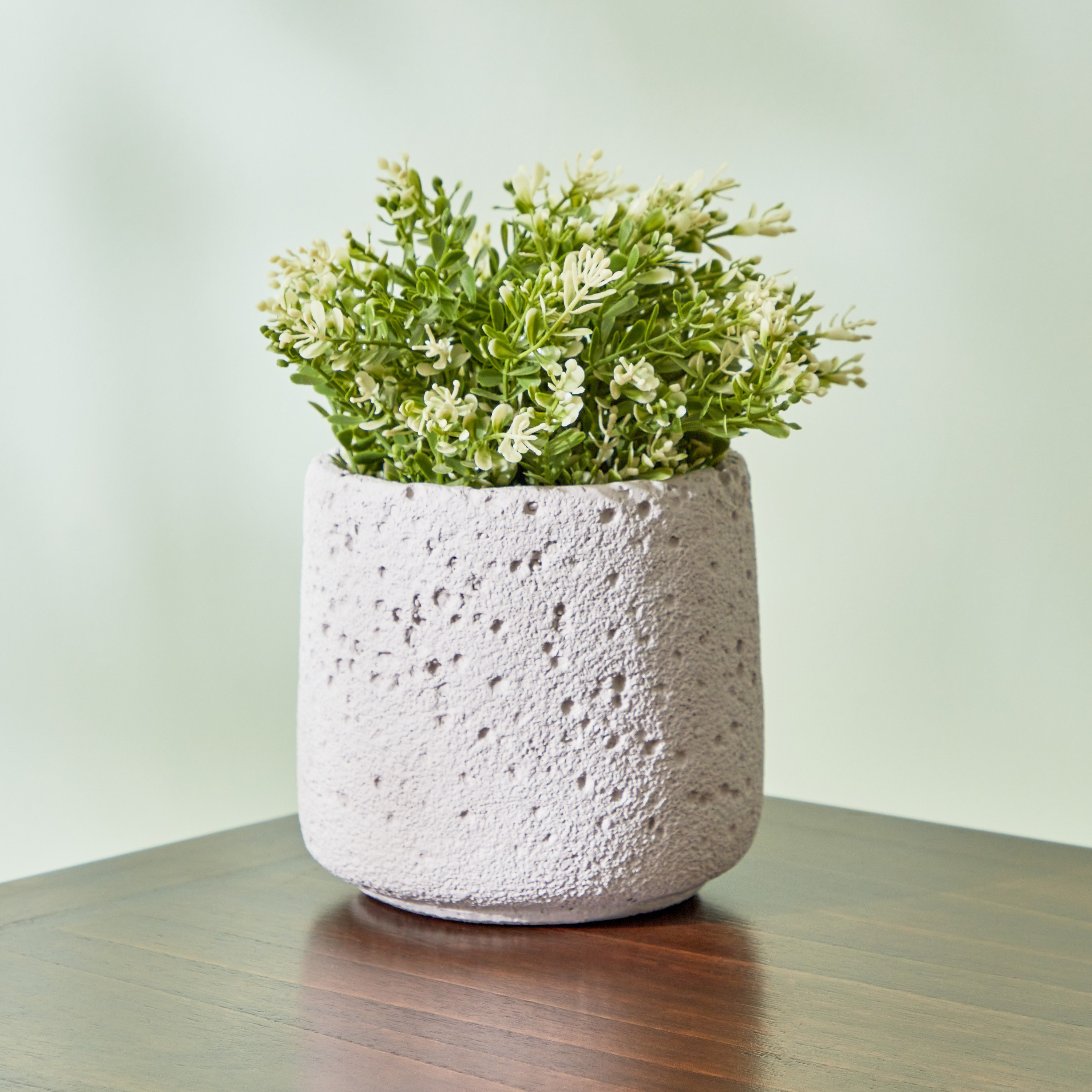 إناء زرع سيراميك من سيارا - 15x15x14 سم-hbxdecorandfurnishings-homeaccessories-artificialflowersandplants-image-1
