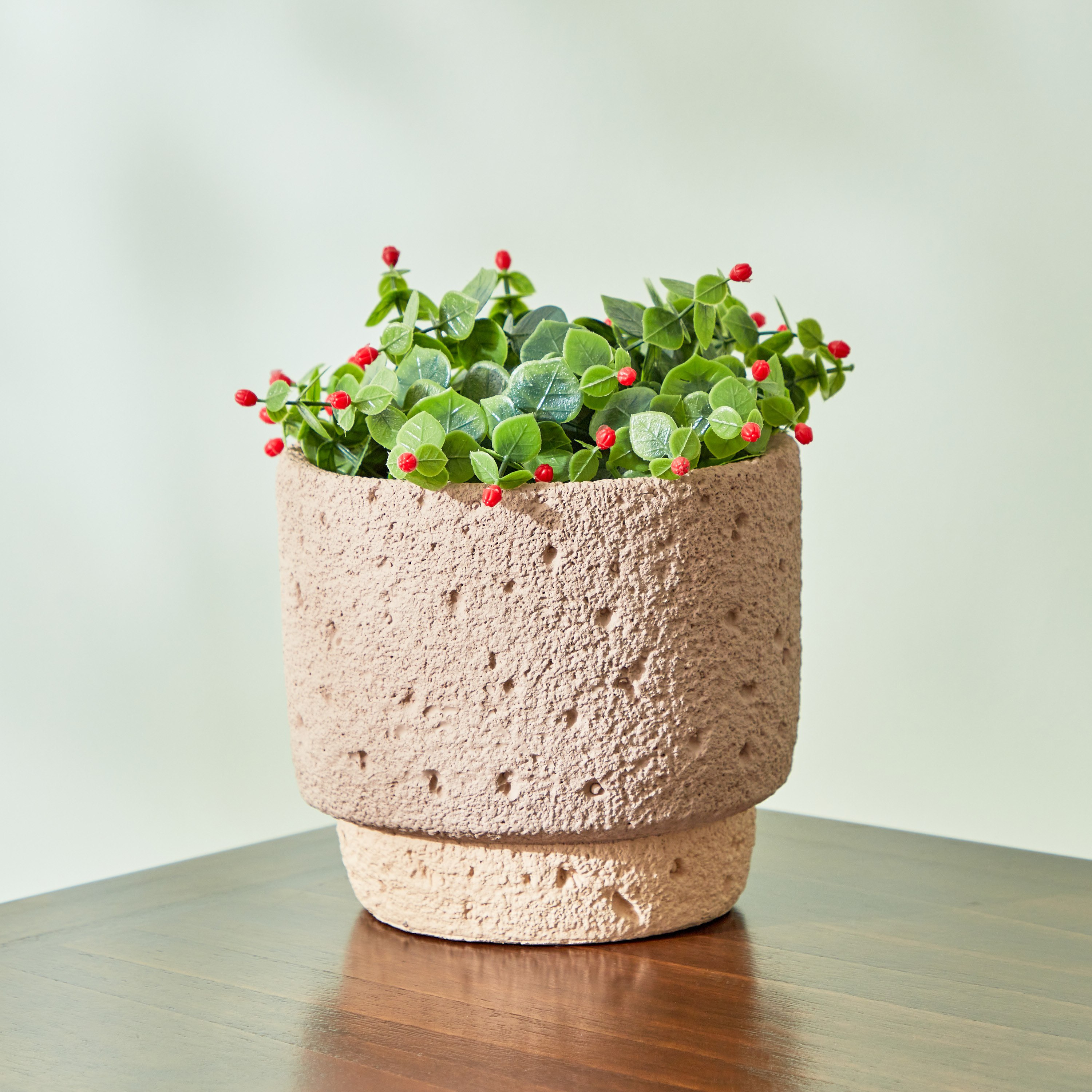 إناء نباتات بارز الملمس من سيارا - 17 × 17 × 15.5 سم-hbxhomeware-hbxdecorandfurnishings-image-1