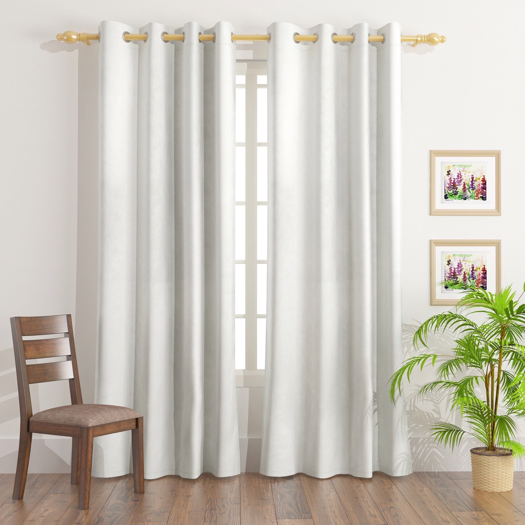 طقم ستائر تعتيم طويلة جدًا قطعتين من أميليا - 135x300 سم-hbxhomeware-hbxdecorandfurnishings-image-1