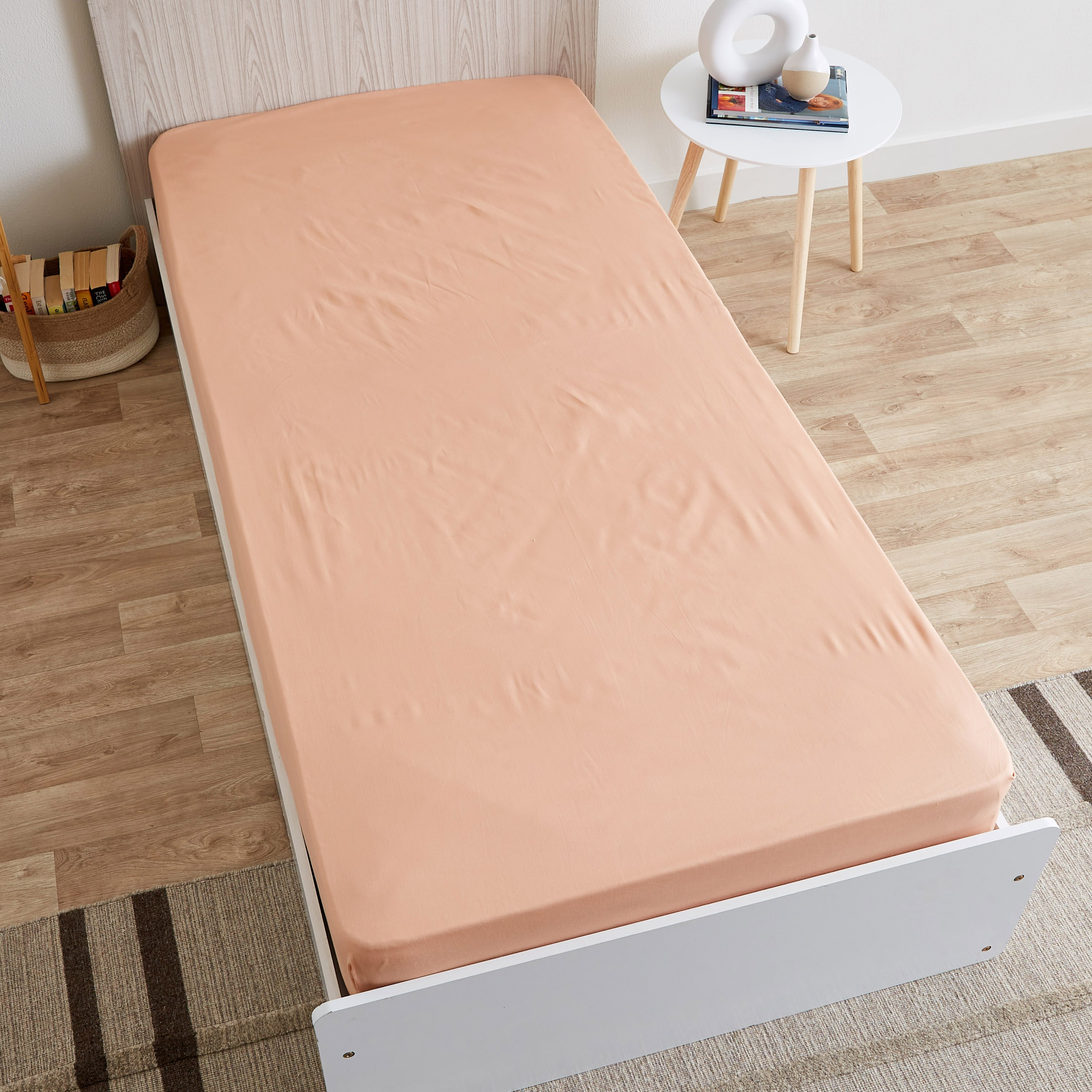 شرشف مطّاطي بولي قطن فردي من بريستول - 90x200+25 سم-hbxhomeware-hbxbedroom-image-3