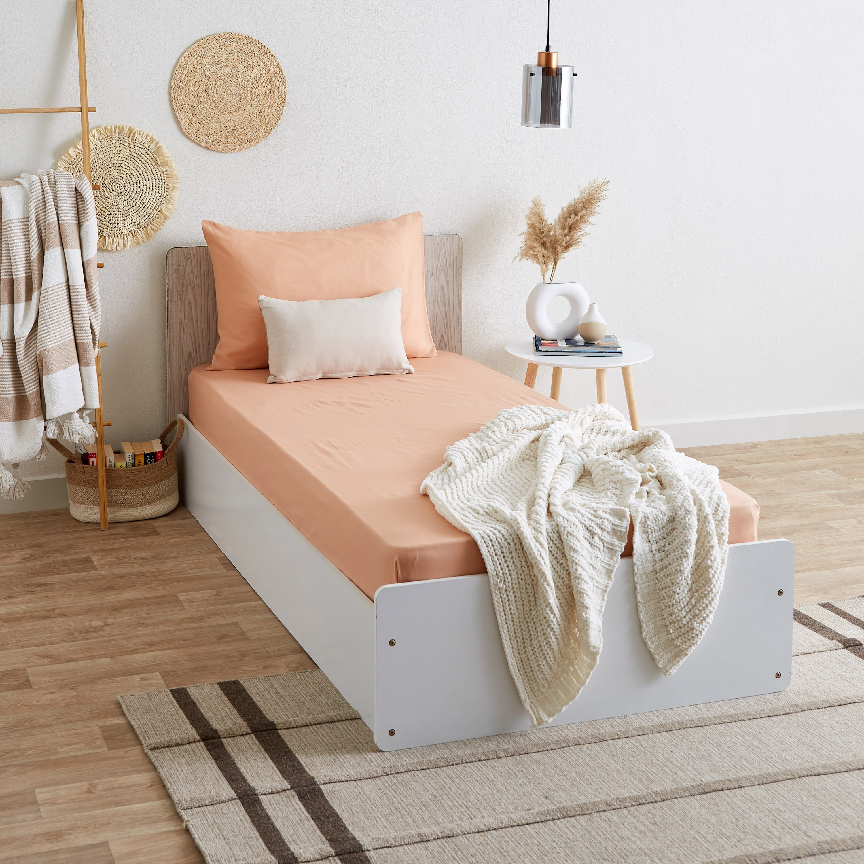 شرشف مطّاطي بولي قطن فردي من بريستول - 90x200+25 سم-hbxhomeware-hbxbedroom-image-7