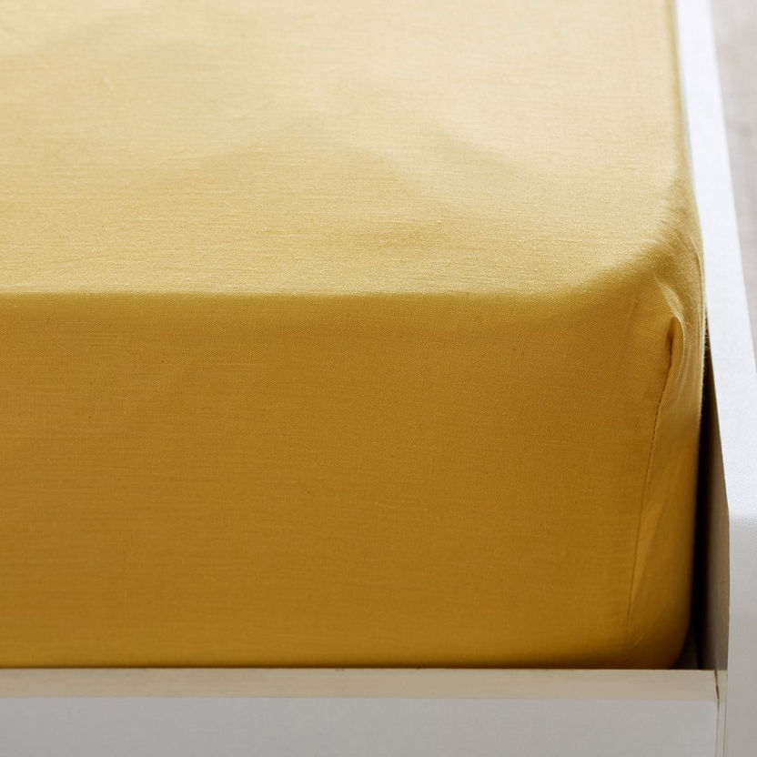 Bristol Polycotton Single Fitted Sheet - 90x200+25 cm-Sheets and Pillow Covers-image-4