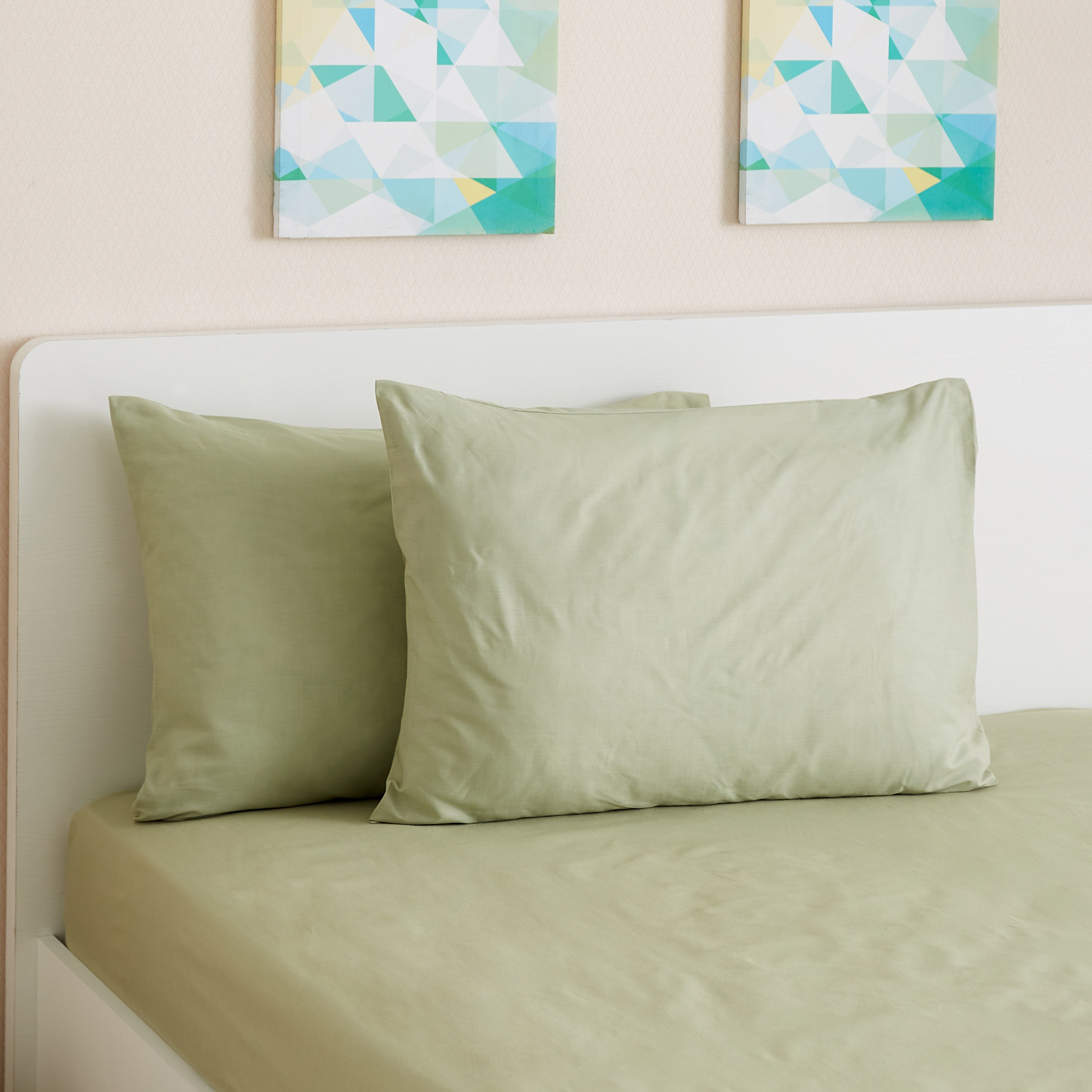طقم غطاء وسادة بولي قطن قطعتين من بريستول - 50x75+15 سم-hbxhomeware-hbxbedroom-image-1