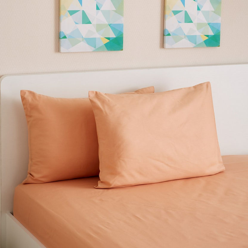 Bristol 2-Piece Polycotton Pillow Case Set - 50x75+15 cm-Sheets and Pillow Covers-image-0