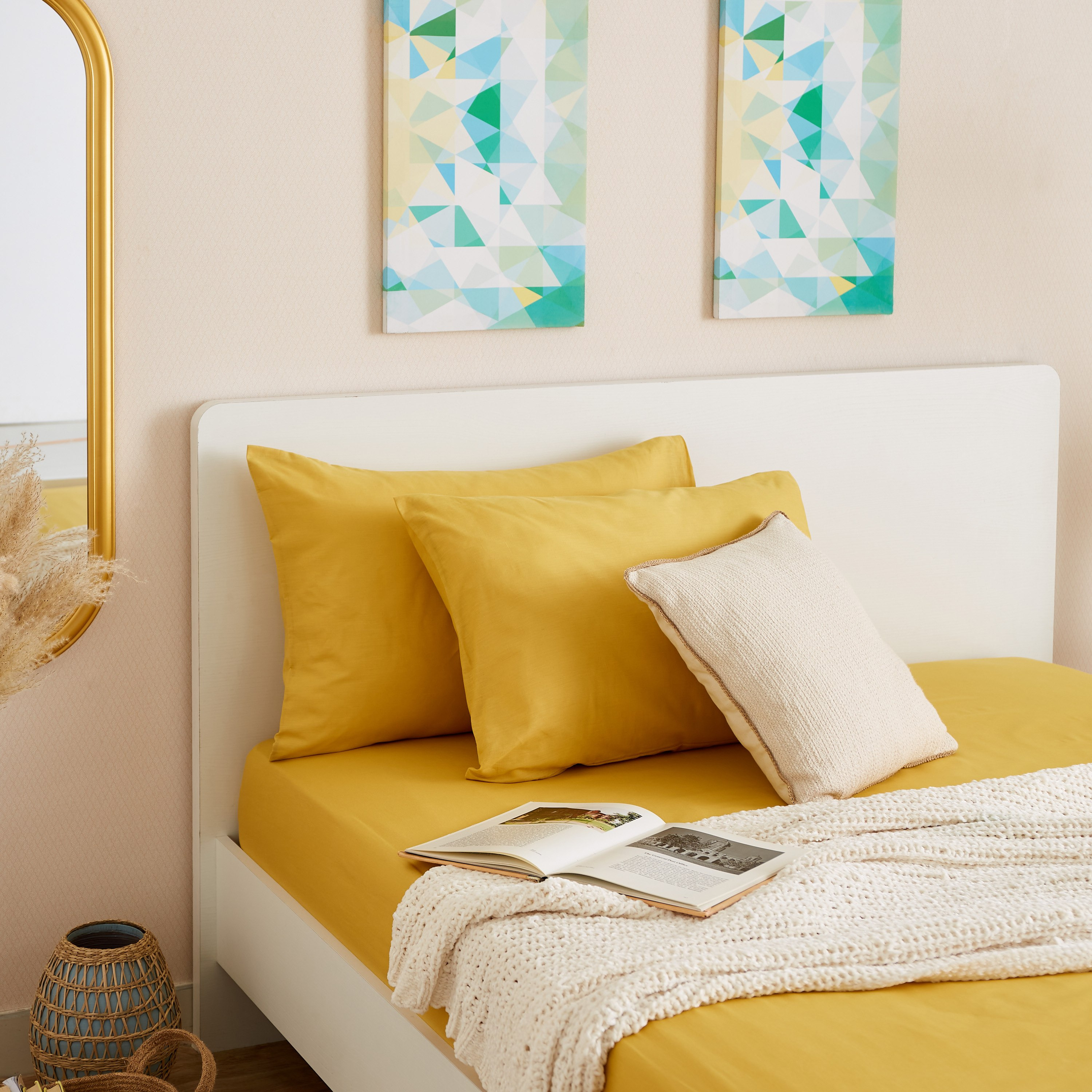 طقم غطاء وسادة بولي قطن قطعتين من بريستول - 50x75+15 سم-hbxhomeware-hbxbedroom-image-5