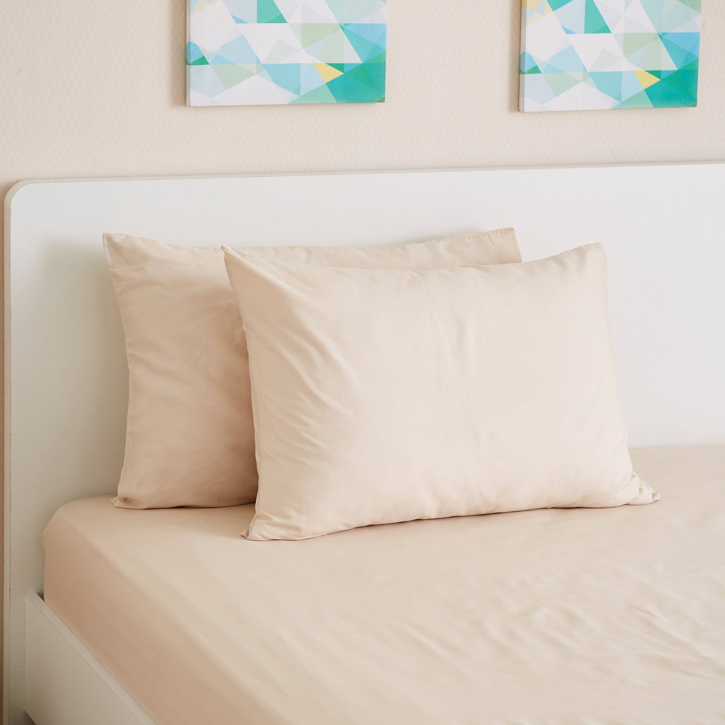 طقم غطاء وسادة بولي قطن قطعتين من بريستول - 50x75+15 سم-hbxhomeware-hbxbedroom-image-1