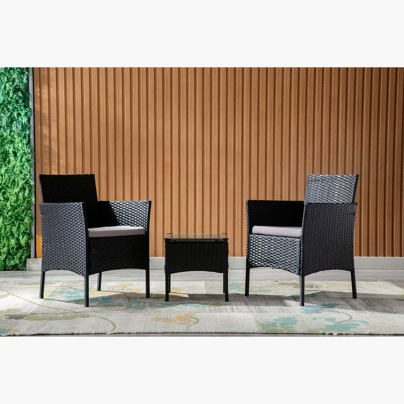 Prato 2-Seater Outdoor Table and Chair Set-Dinette Sets-image-1