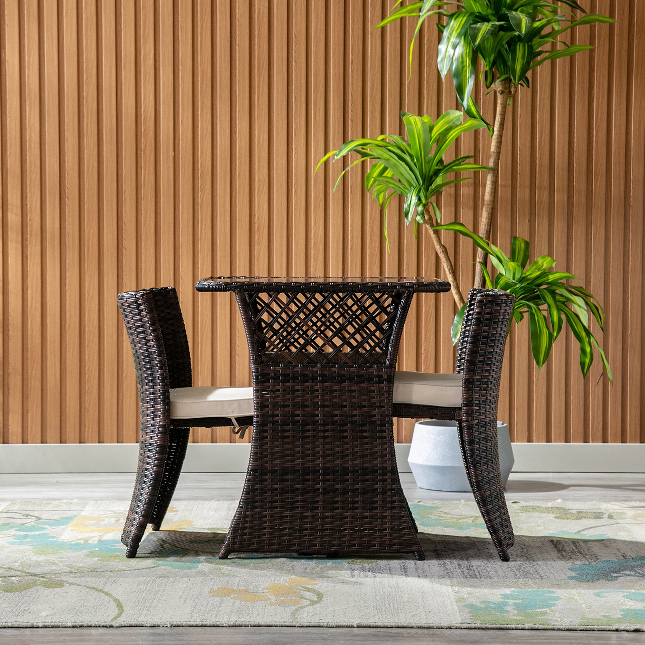 Buy Genoa 2 Seater Outdoor Table and Chair Set Online in UAE Homebox