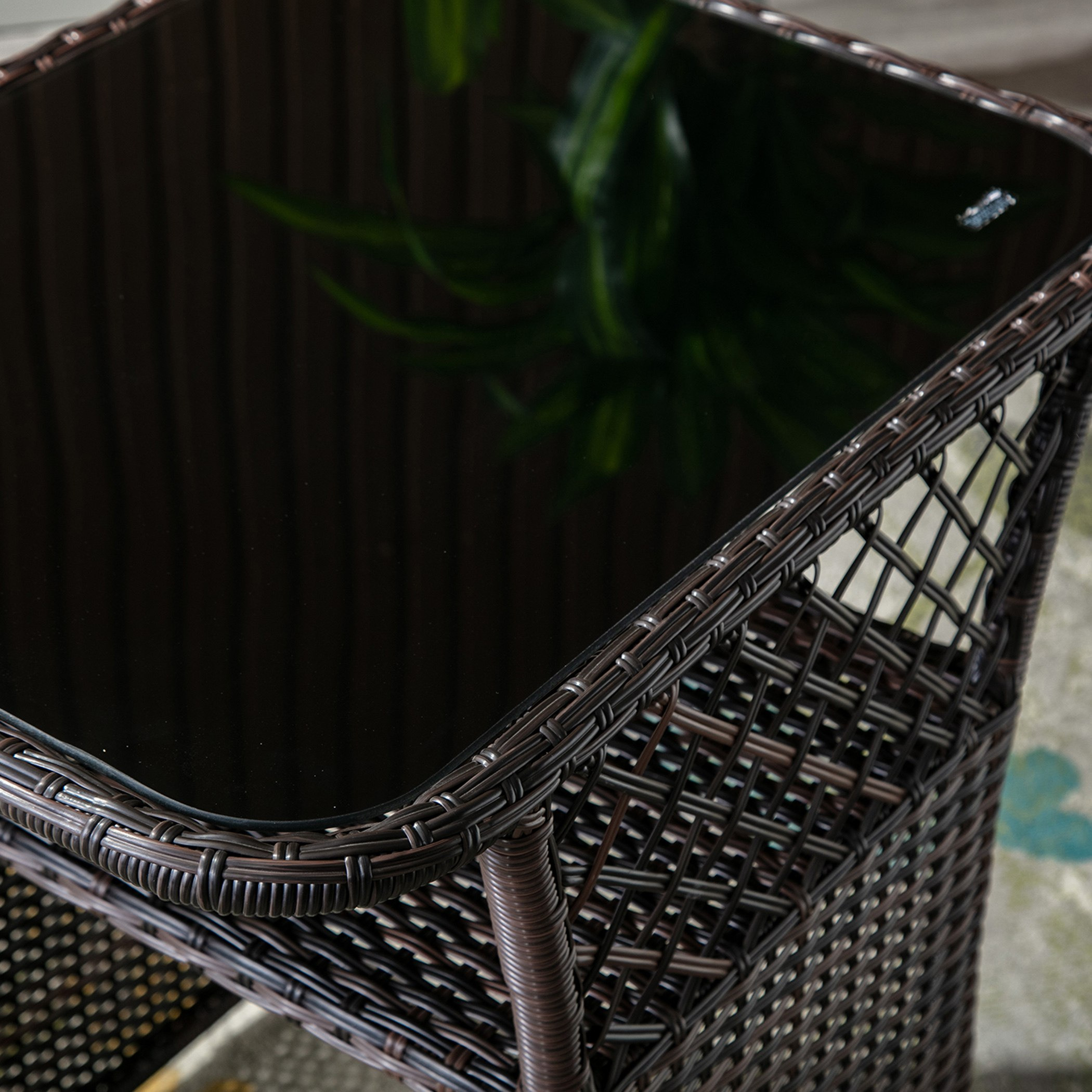طقم طاولة وكراسي للمساحات الخارجية مقعدين من جنوة-hbxfurniture-outdoor-diningsets-image-5
