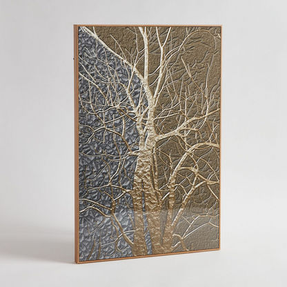 Fiha Tree Framed Picture - 40x2.5x60 cms