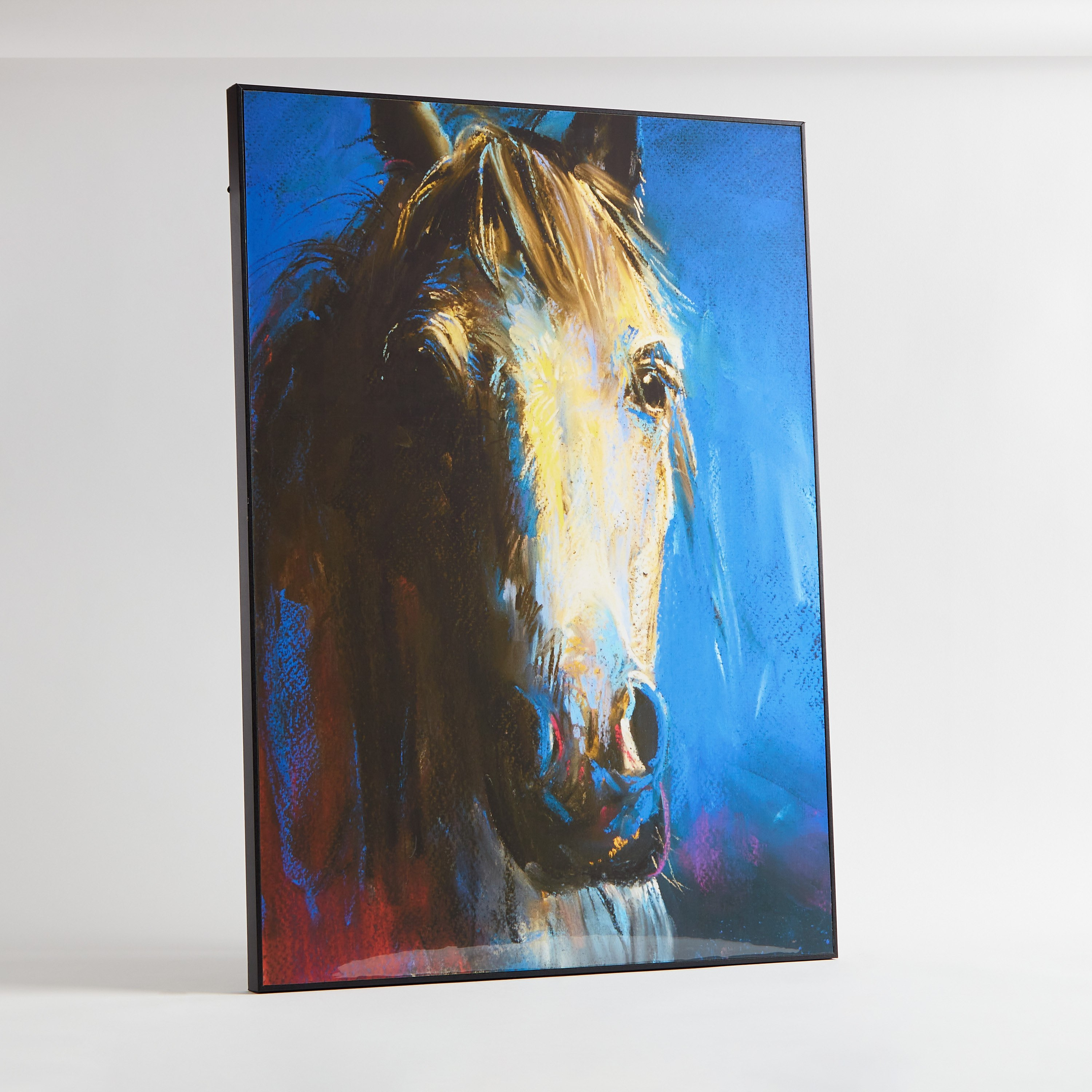 زينة حائط مؤطرة حصان من فيها - 50x2.5x70 سم-hbxhomeware-hbxdecorandfurnishings-image-5