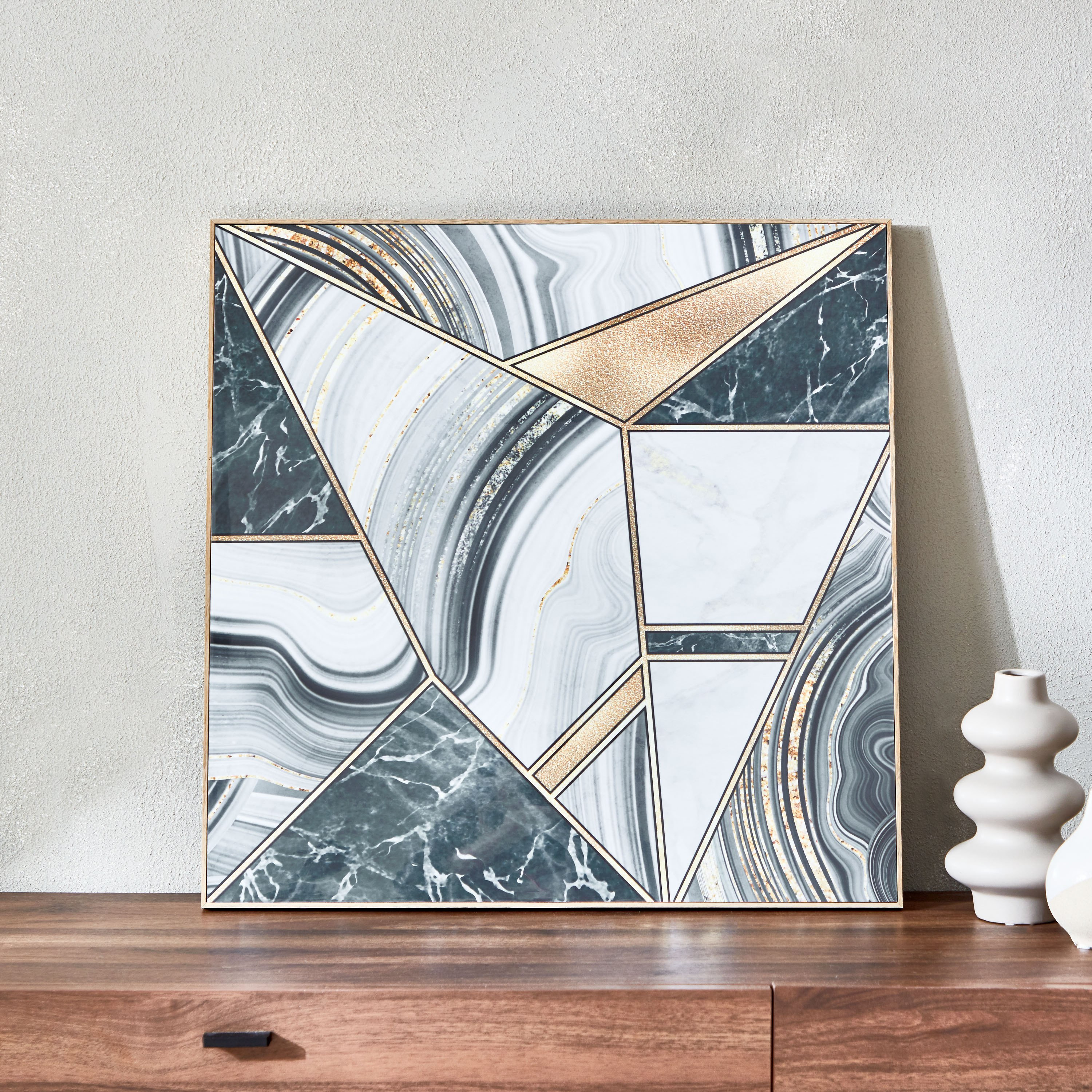 لوحة مؤطرة من فيحا - 60x2.5x60 سم-hbxhomeware-hbxdecorandfurnishings-image-1