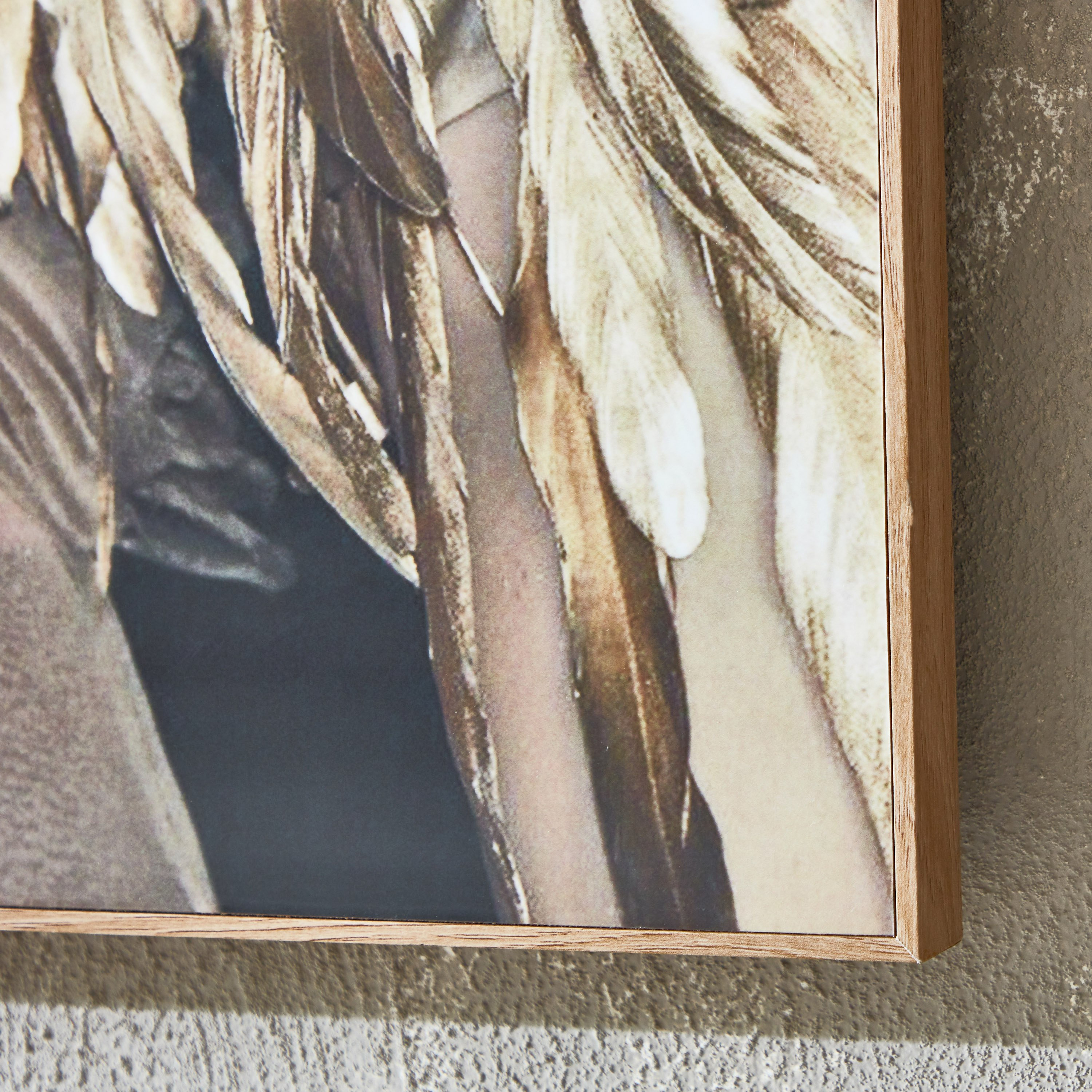 لوحة مؤطرة بتصميم ريش من فيحا - 50x2.5x70 سم-hbxhomeware-hbxdecorandfurnishings-image-3