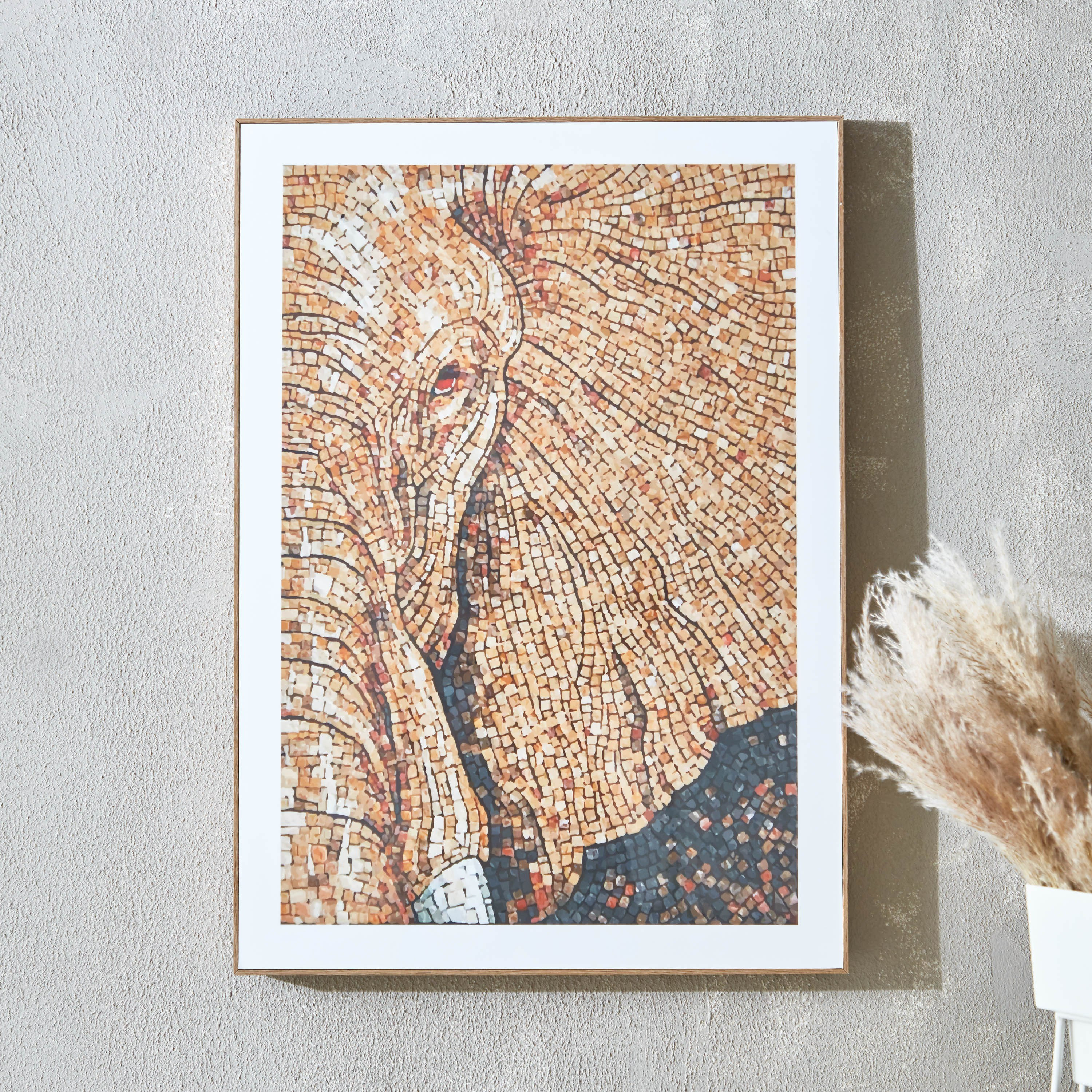 زينة حائط مؤطرة وايلد لايف من فيحا - 50x2.5x70 سم-hbxhomeware-hbxdecorandfurnishings-image-1