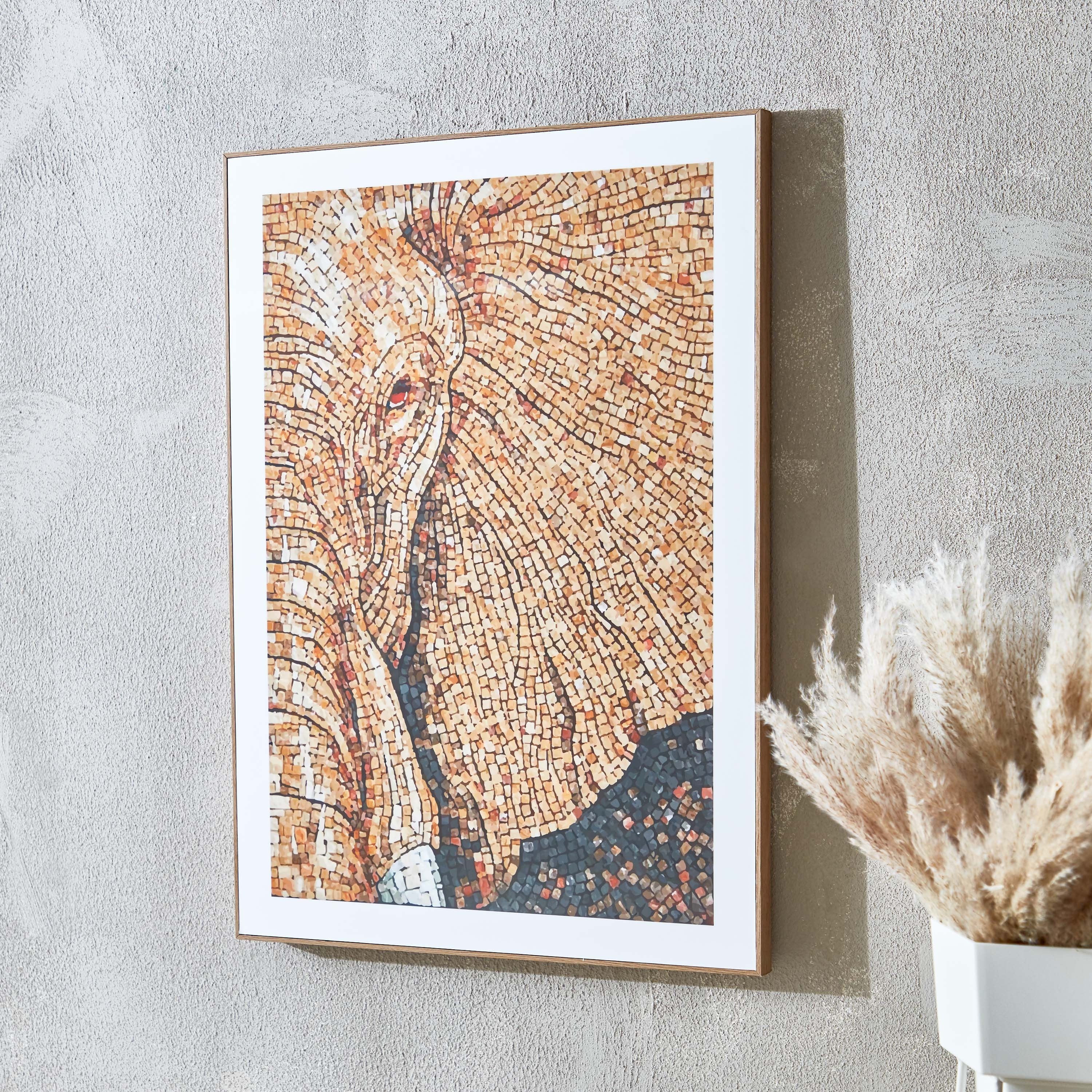 زينة حائط مؤطرة وايلد لايف من فيحا - 50x2.5x70 سم-hbxhomeware-hbxdecorandfurnishings-image-2