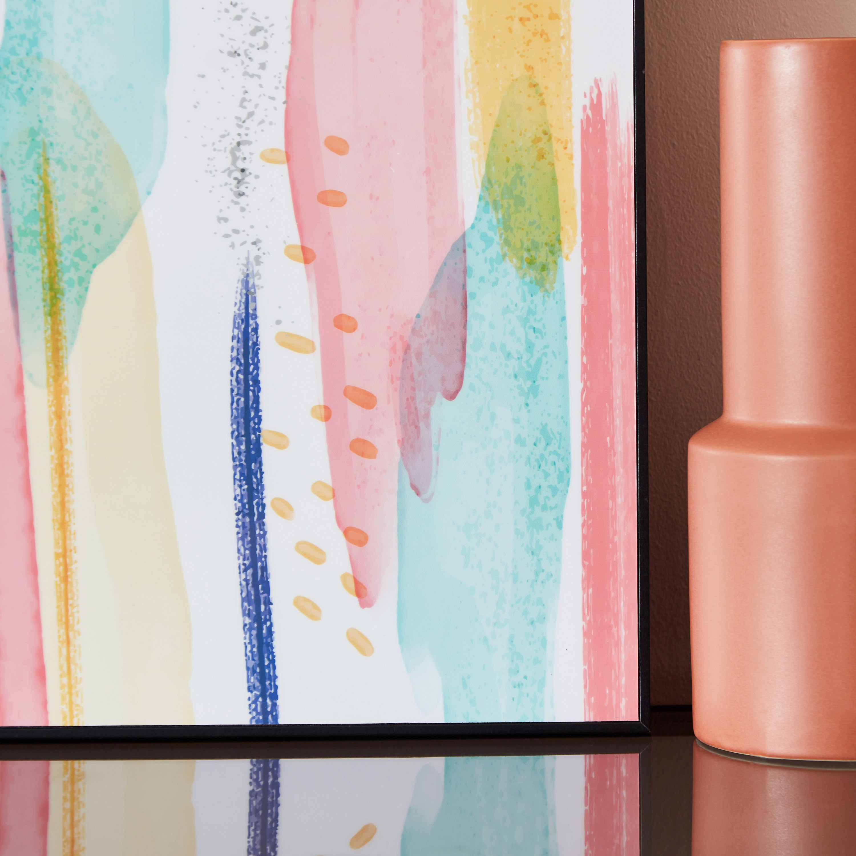 Fiha Colourful Framed Wall Art - 50x2.5x70 cm-hbxhomeware-hbxdecorandfurnishings-image-4