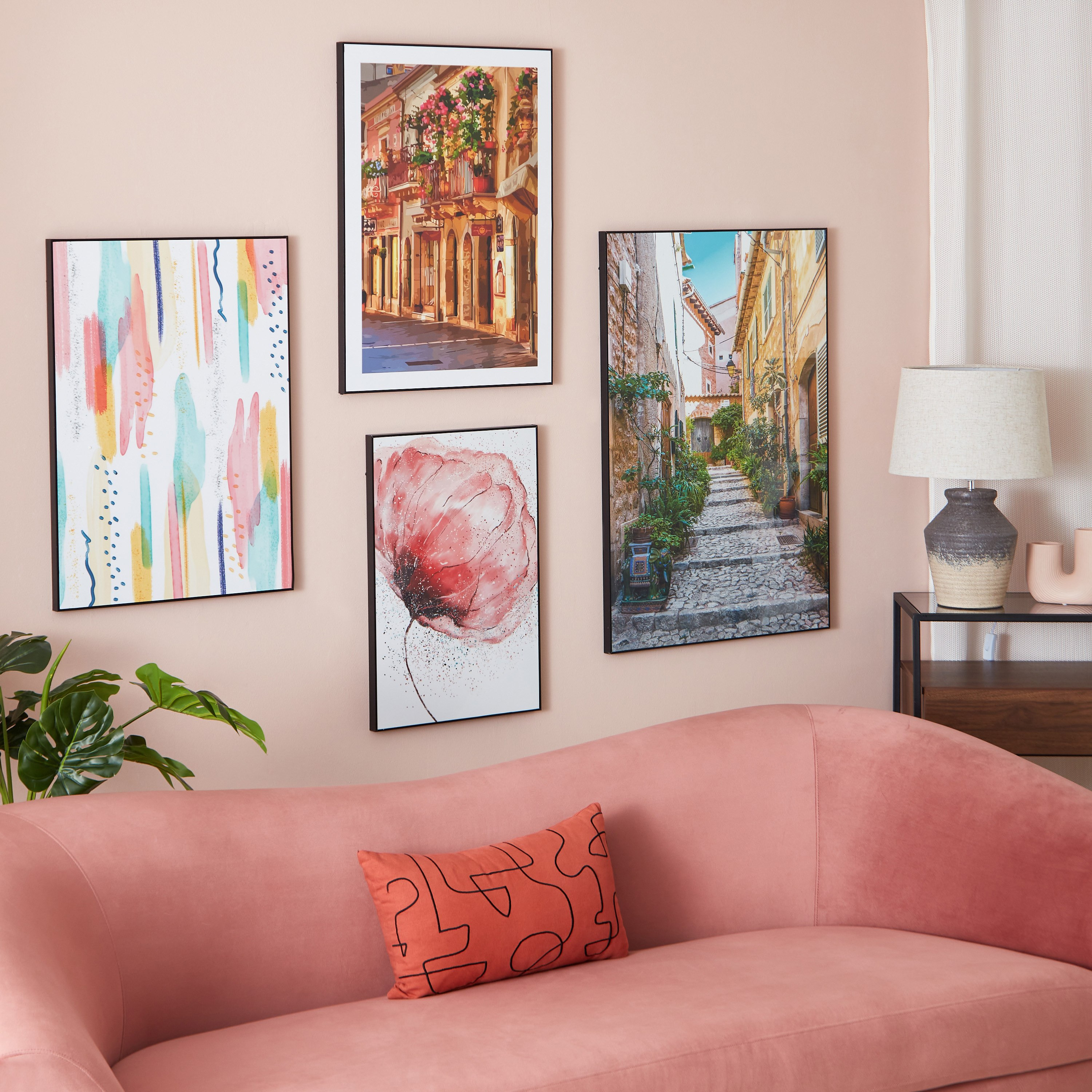 Fiha Colourful Framed Wall Art - 50x2.5x70 cm-hbxhomeware-hbxdecorandfurnishings-image-5