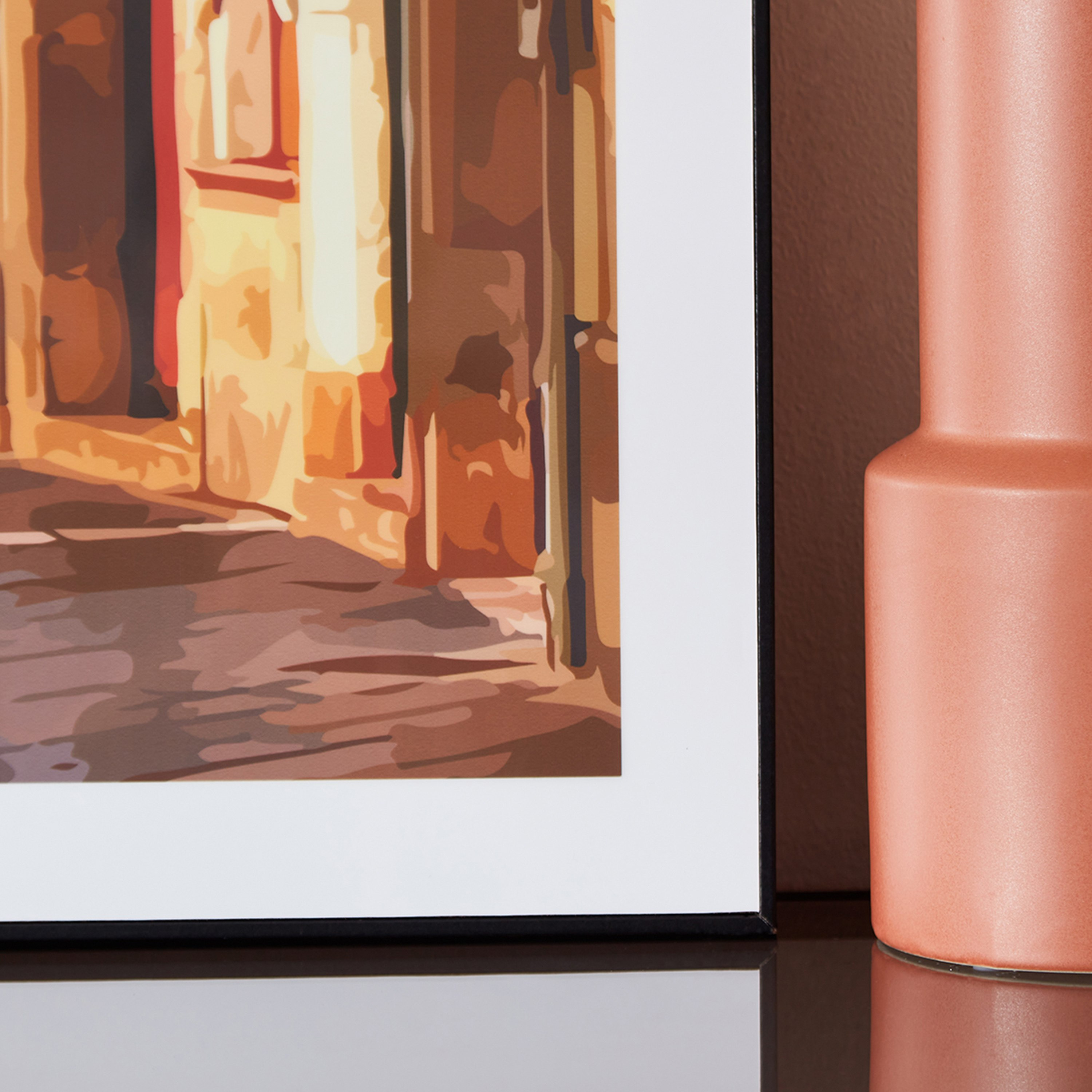 Fiha Street Framed Wall Art - 50x2.5x70 cm-hbxhomeware-hbxdecorandfurnishings-image-4