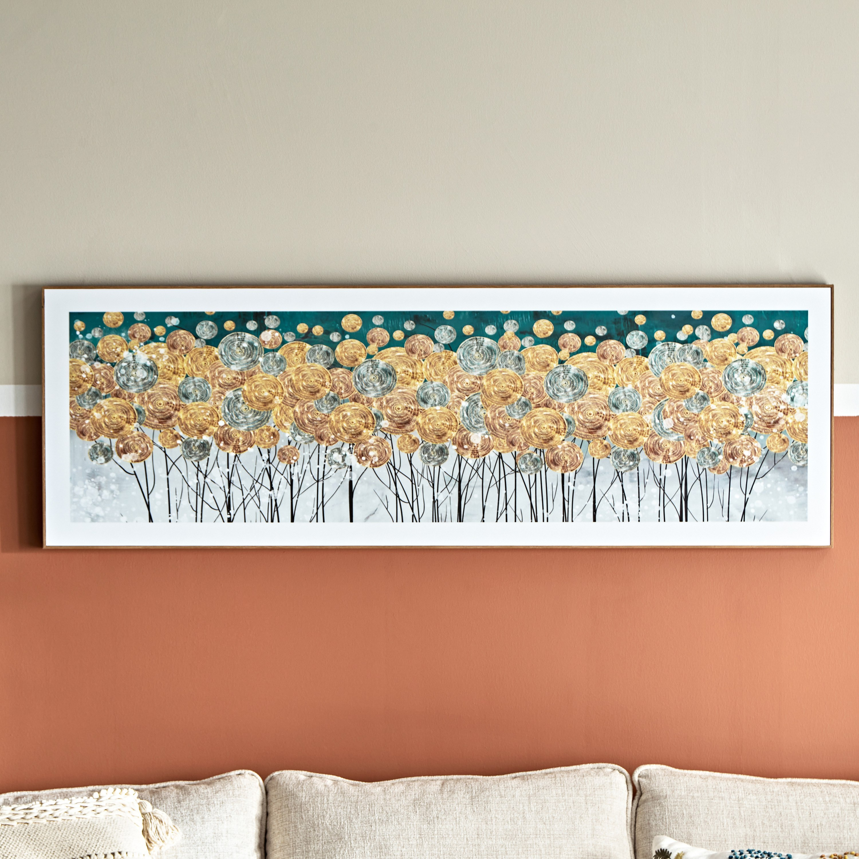 زيّنة حائط بإطار من فيها - 120x2.5x40 سم-hbxhomeware-hbxdecorandfurnishings-image-1
