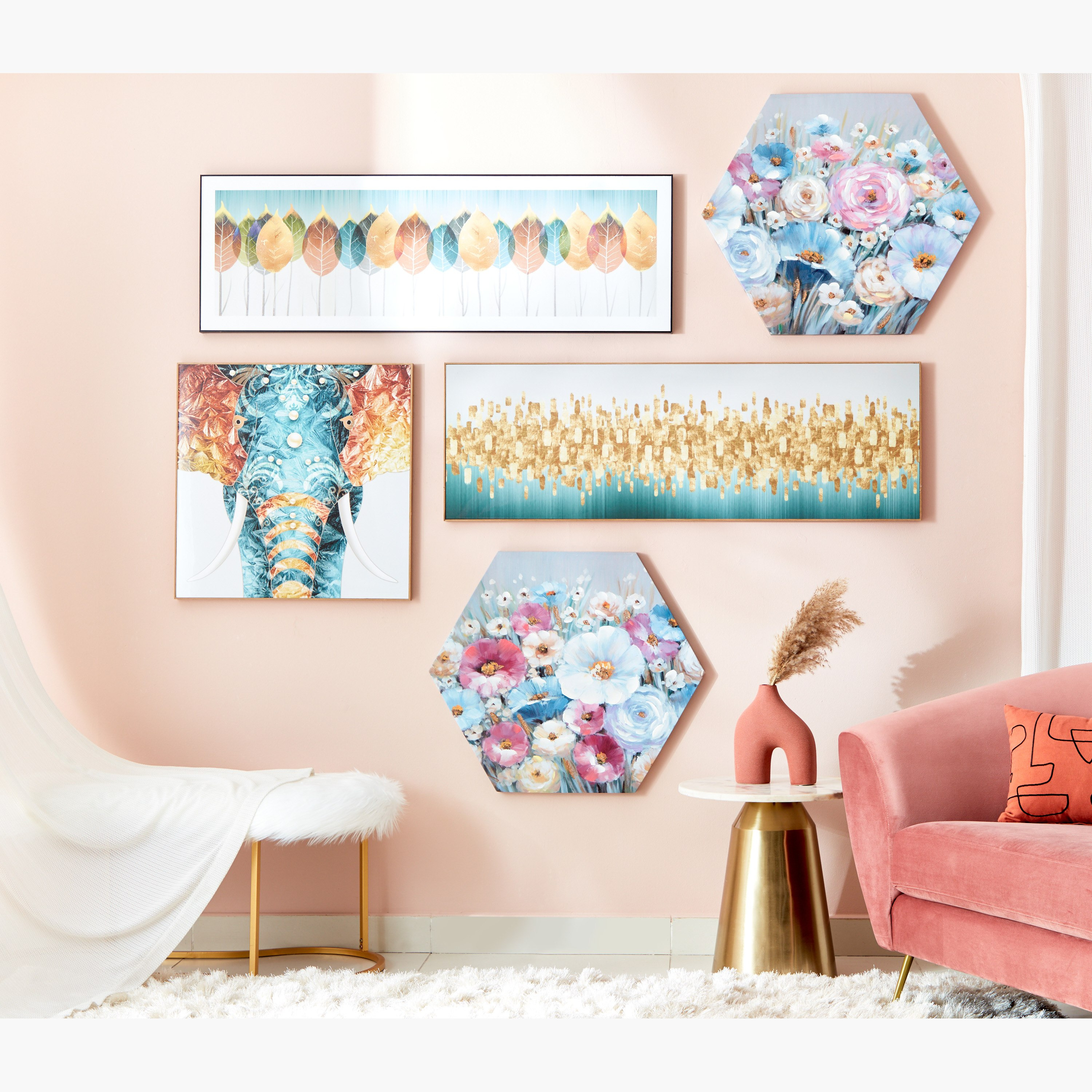 زيّنة حائط مؤطرة من فيها - 120x2.5x40 سم-hbxhomeware-hbxdecorandfurnishings-image-4