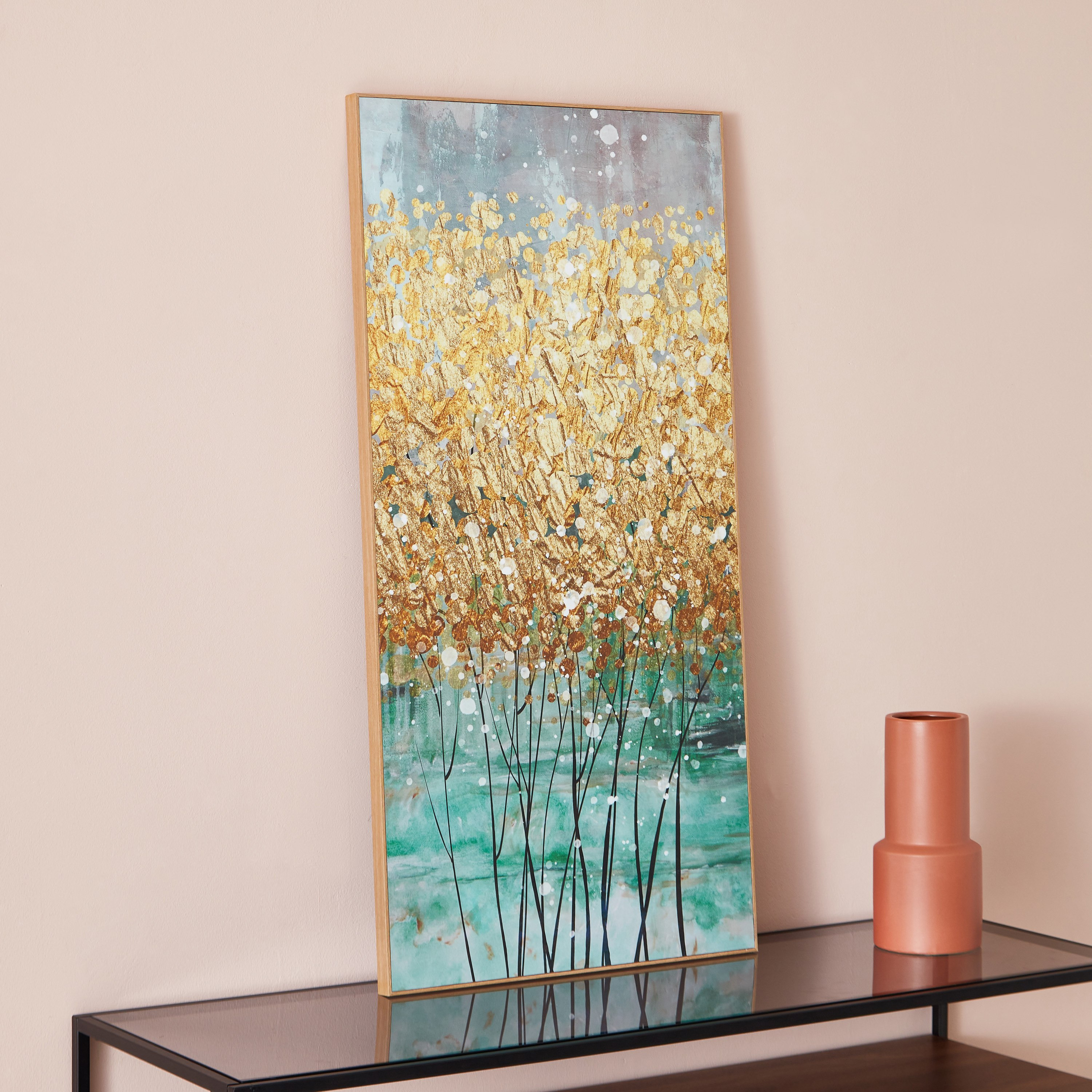 لوحة حائط مؤطرة من فيها - 100x2.5x50 سم-hbxhomeware-hbxdecorandfurnishings-image-2