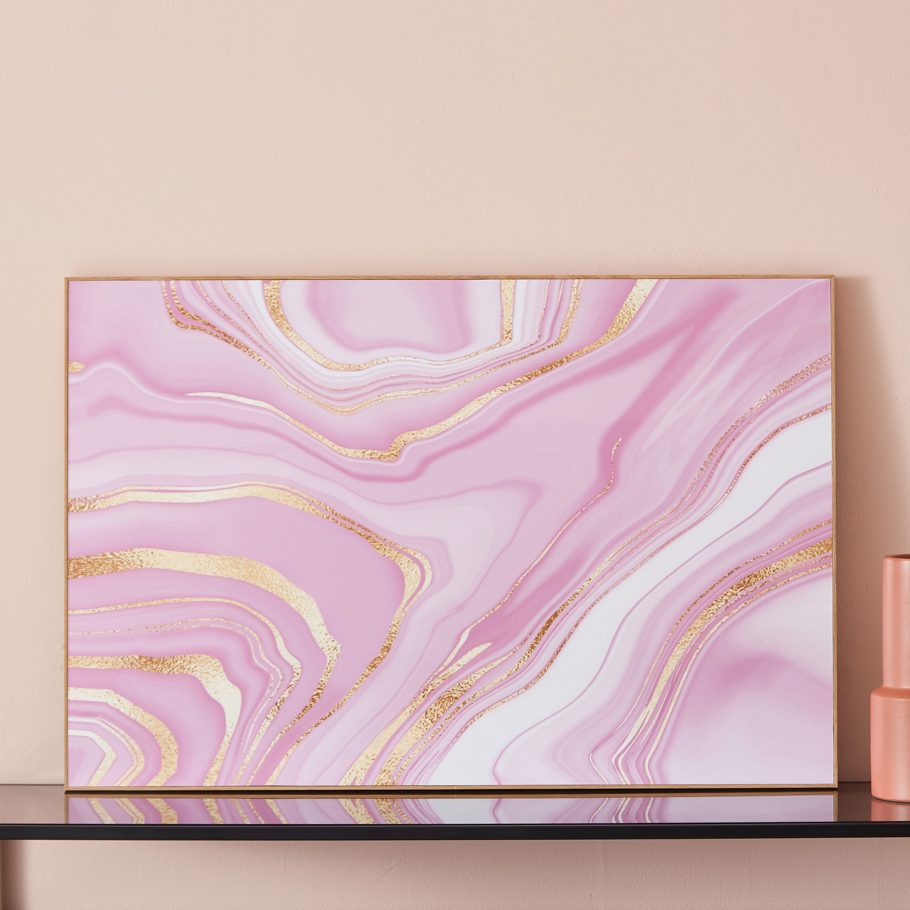 زيّنة حائط بإطار مدمج من فيها  - 60x90x2.5 سم-hbxhomeware-hbxdecorandfurnishings-image-1