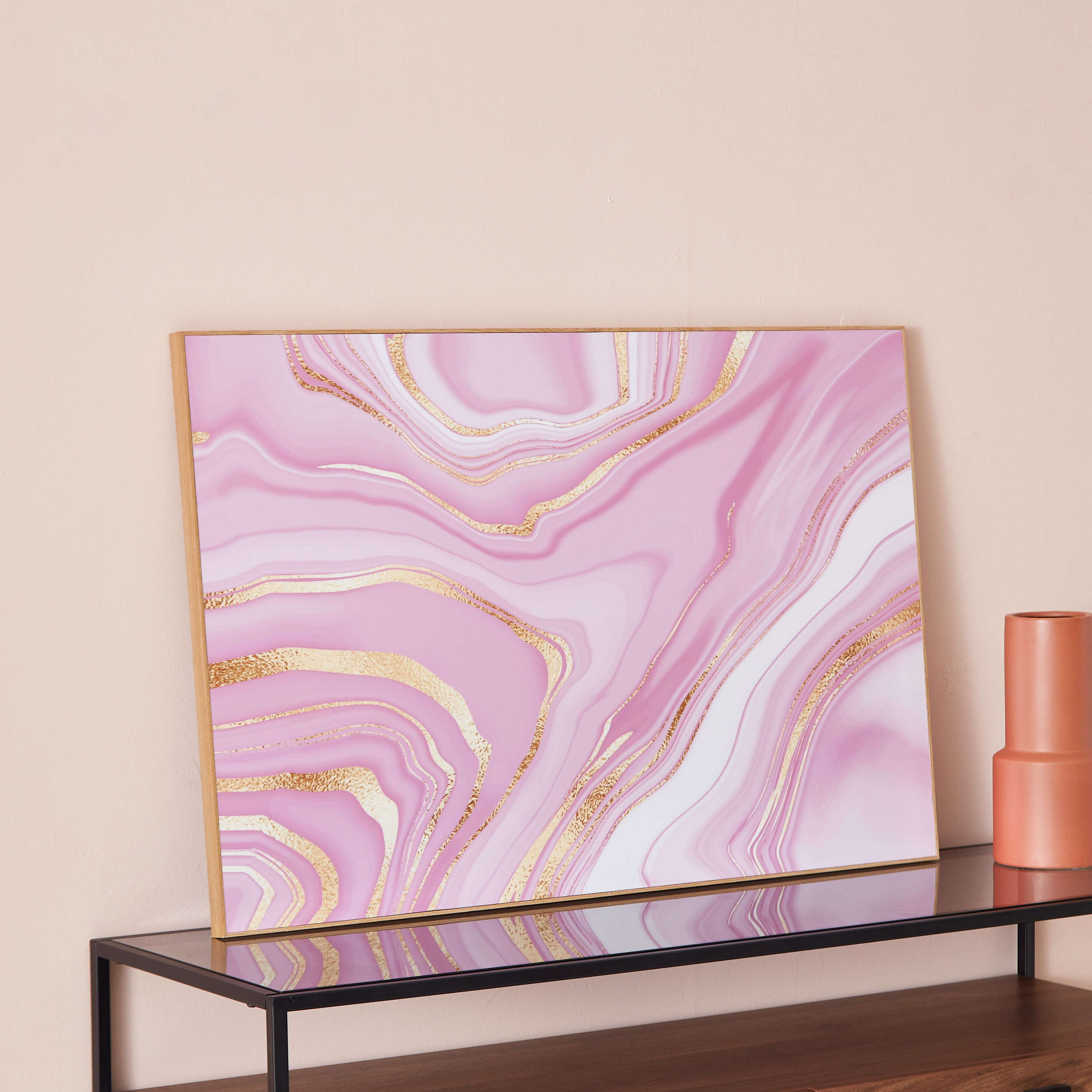 زيّنة حائط بإطار مدمج من فيها  - 60x90x2.5 سم-hbxhomeware-hbxdecorandfurnishings-image-2
