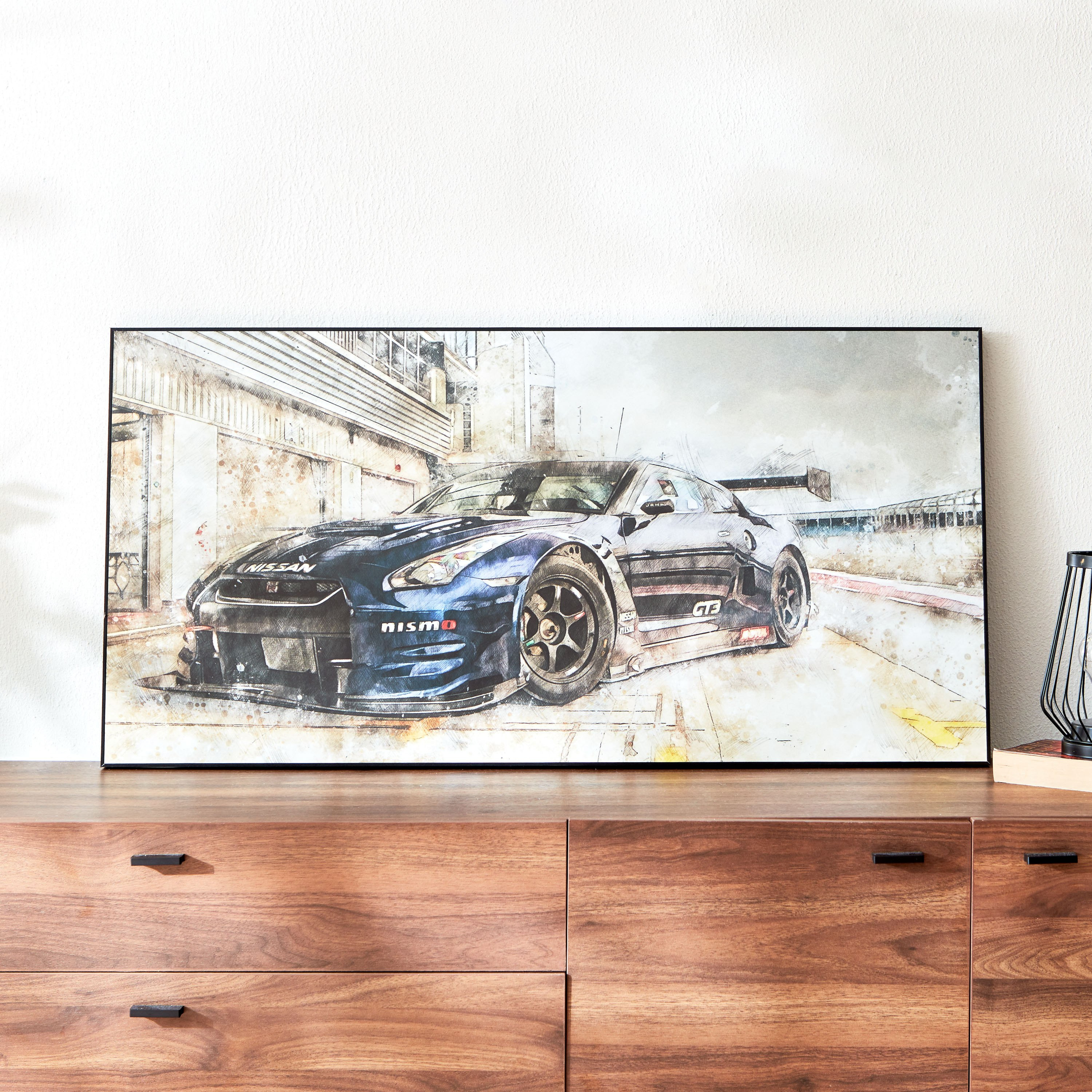 زينة حائط مؤطرة من فيها - 100x2.5x50 سم-hbxhomeware-hbxdecorandfurnishings-image-1