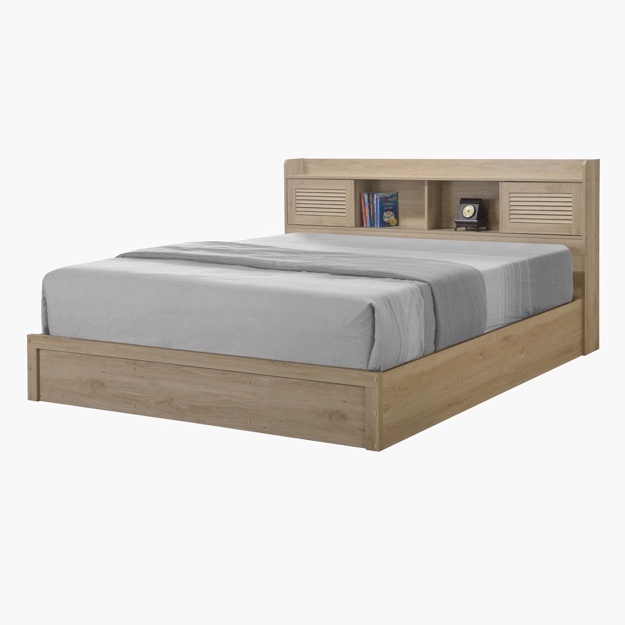 سرير كينج بوحدة تخزين من بان - 180x200×210 سم-hbxfurniture-bedsandbedsets-beds-king-image-5