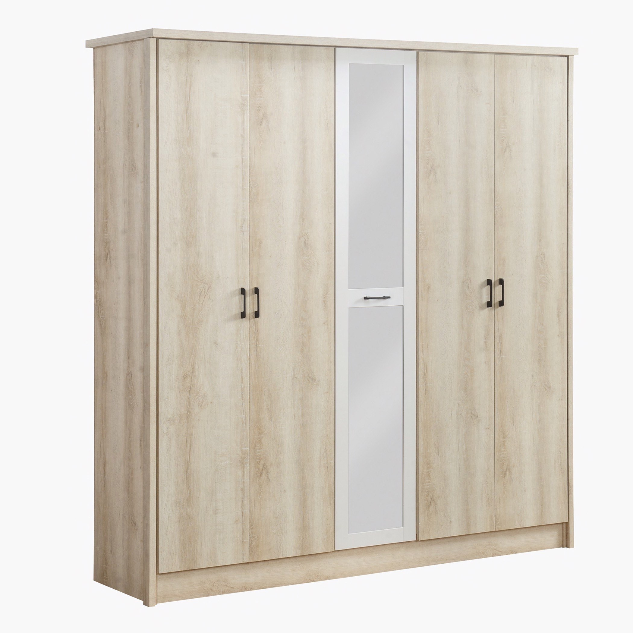 خزانة ملابس 5 أبواب بمرآة من مانستون-hbxfurniture-wardrobes-image-8