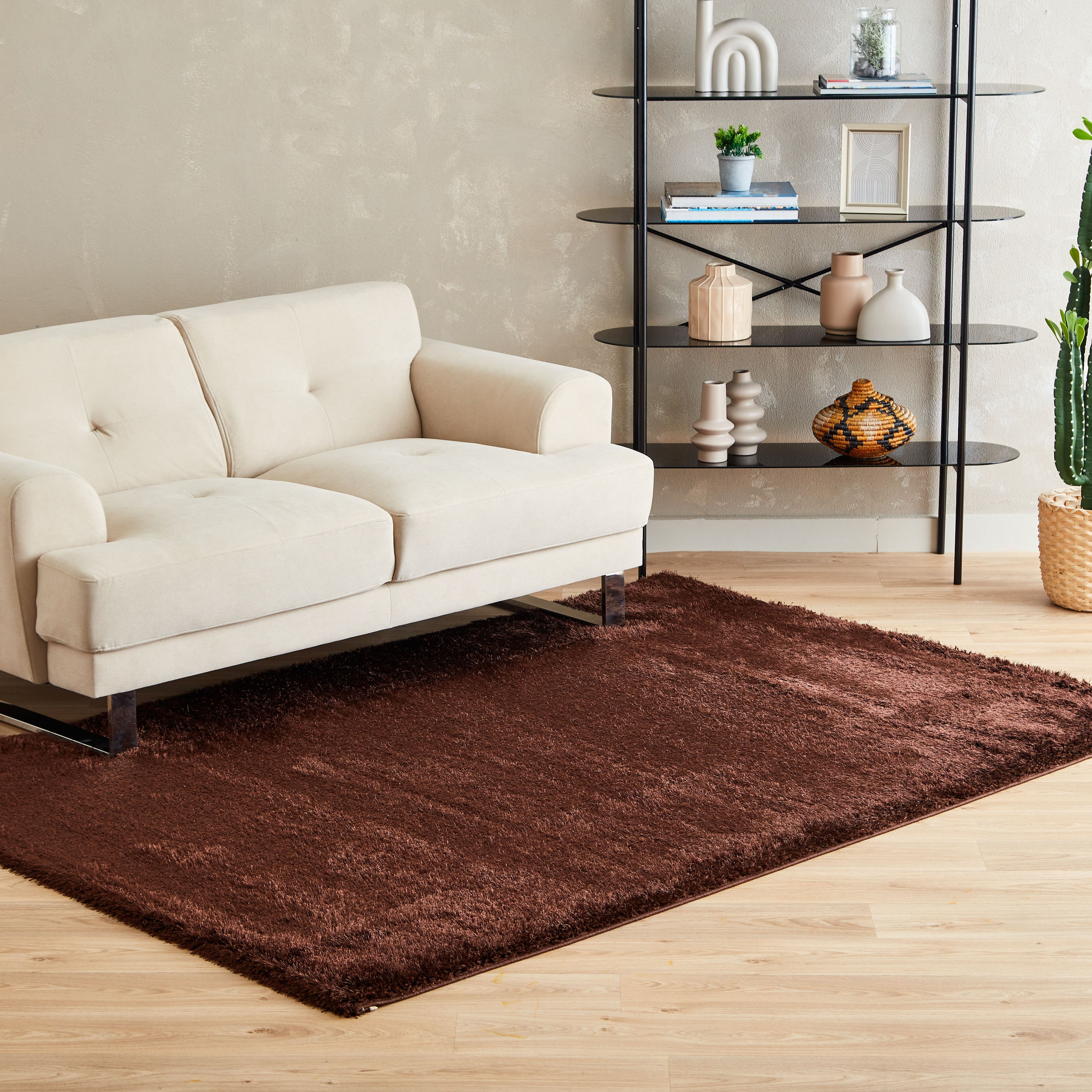 Freya Shaggy Rug - 160x230 cm-hbxdecorandfurnishings-floorcoverings-rugs-image-1