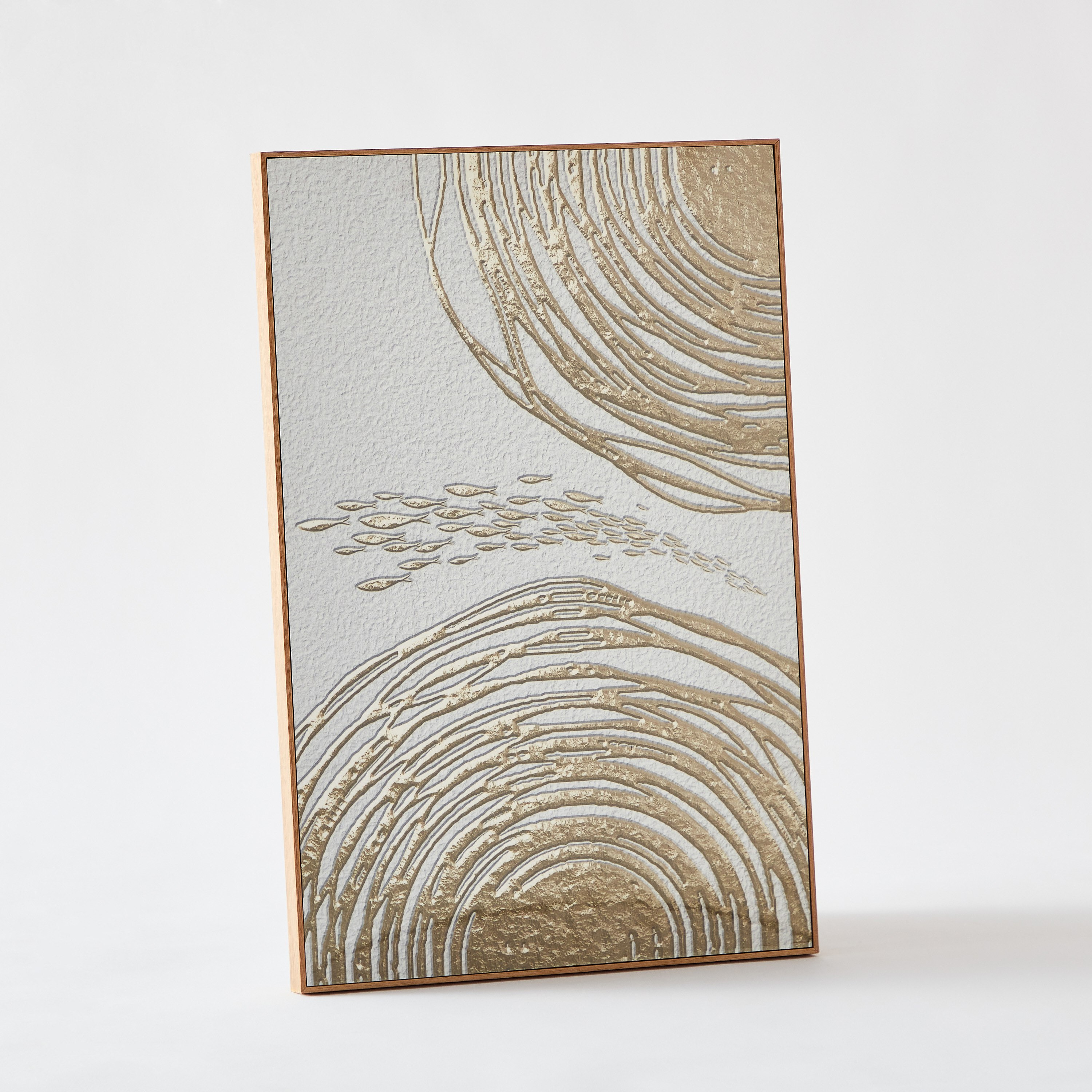 زينة حائط مؤطرة مستديرة من فيها - 40x2.5x60 سم-hbxhomeware-hbxdecorandfurnishings-image-6