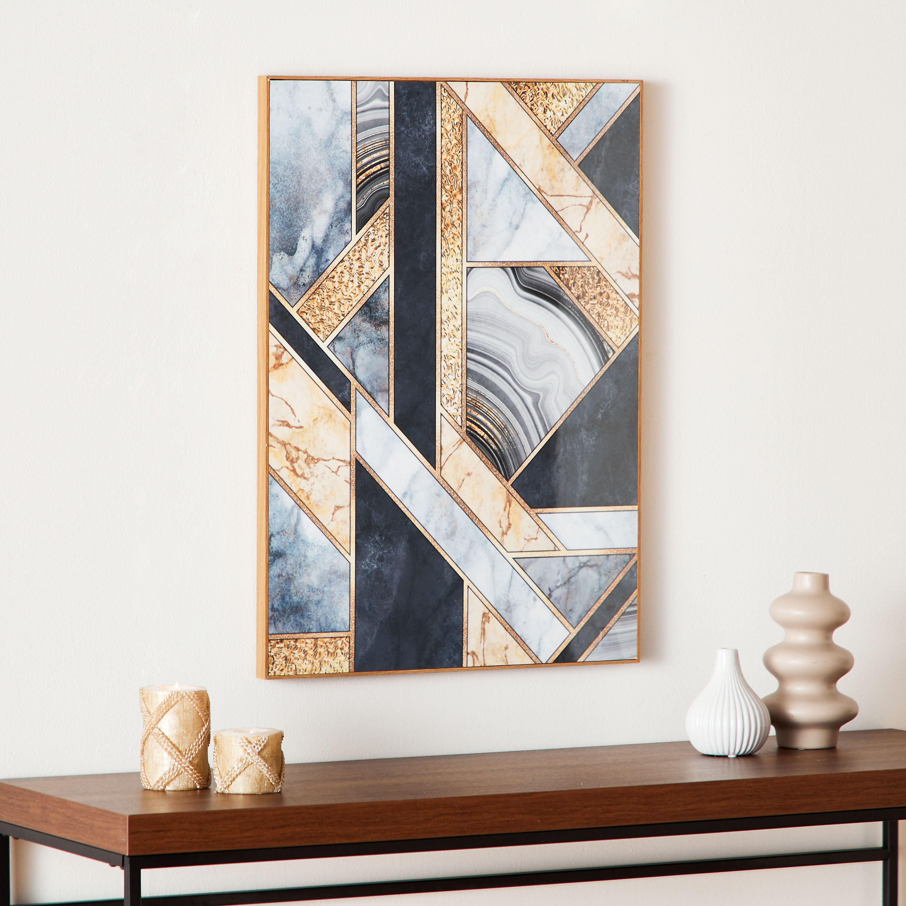 زينة حائط بإطار متعدد التصميمات من فيها - 50x2.5x70 سم-hbxhomeware-hbxdecorandfurnishings-image-2