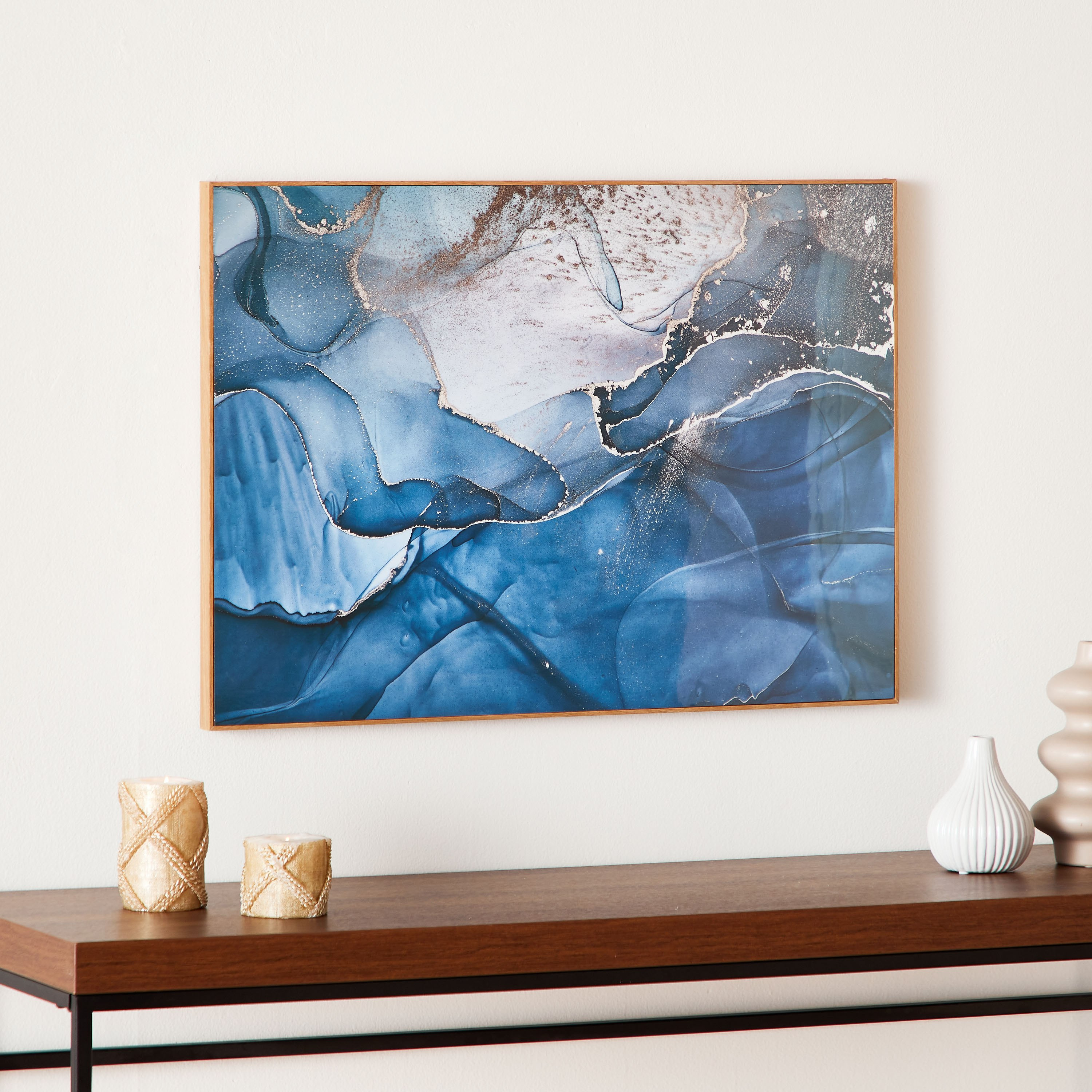 زيّنة حائط مؤطرة من فيها - 70x2.5x50 سم-hbxhomeware-hbxdecorandfurnishings-image-2