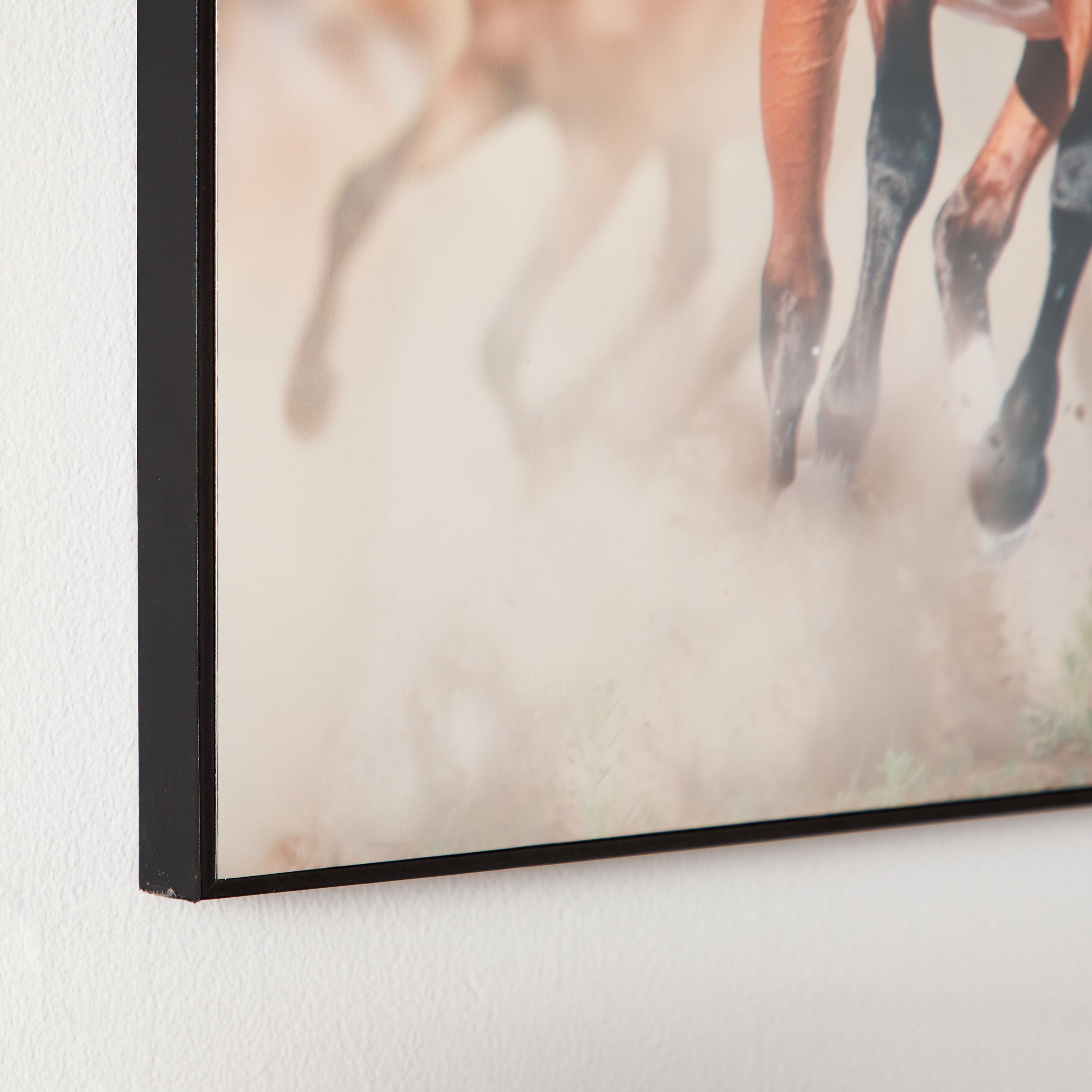 زينة حائط مؤطرة بتصميم حصان من فيها - 50x2.5x70 سم-hbxhomeware-hbxdecorandfurnishings-image-3