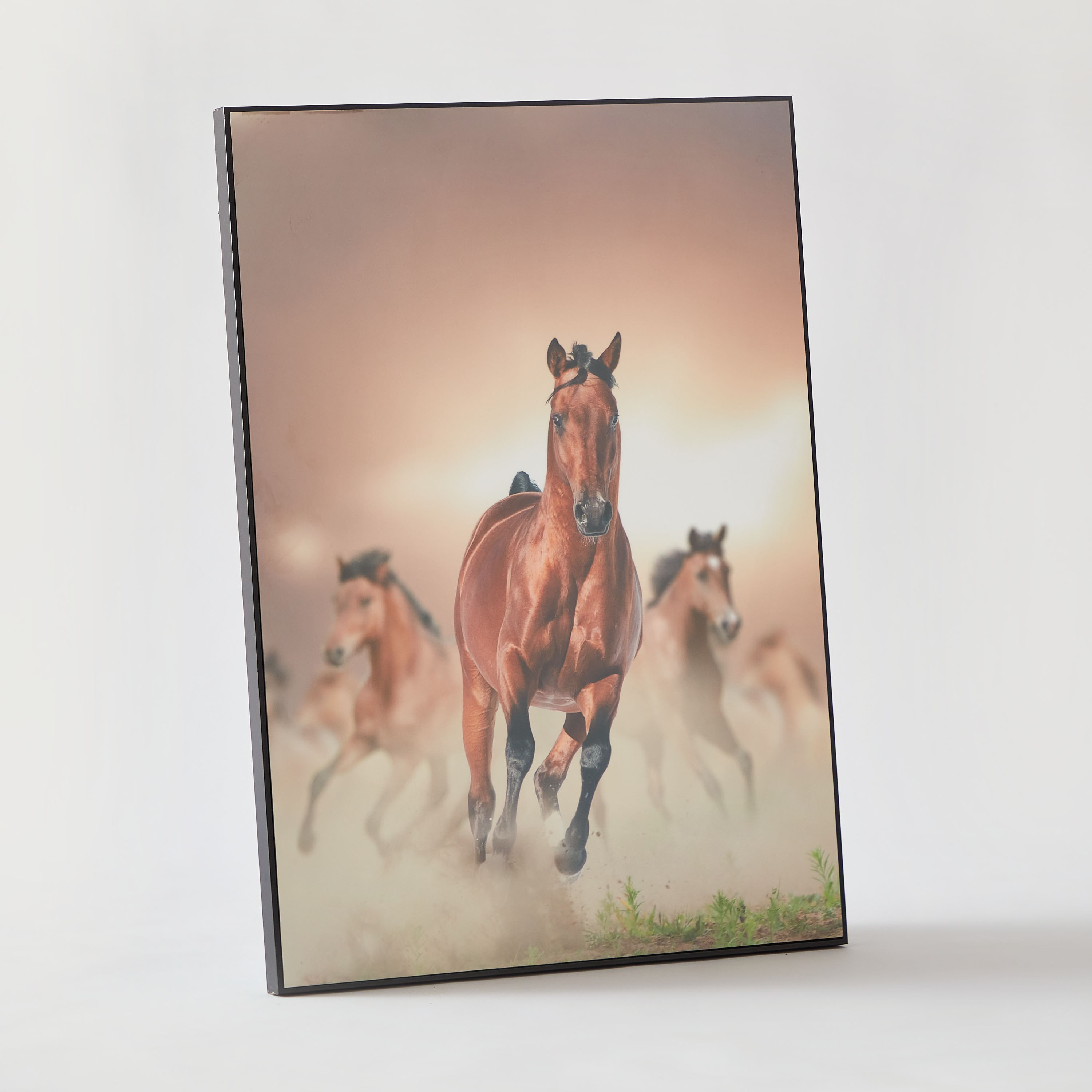 زينة حائط مؤطرة بتصميم حصان من فيها - 50x2.5x70 سم-hbxhomeware-hbxdecorandfurnishings-image-6
