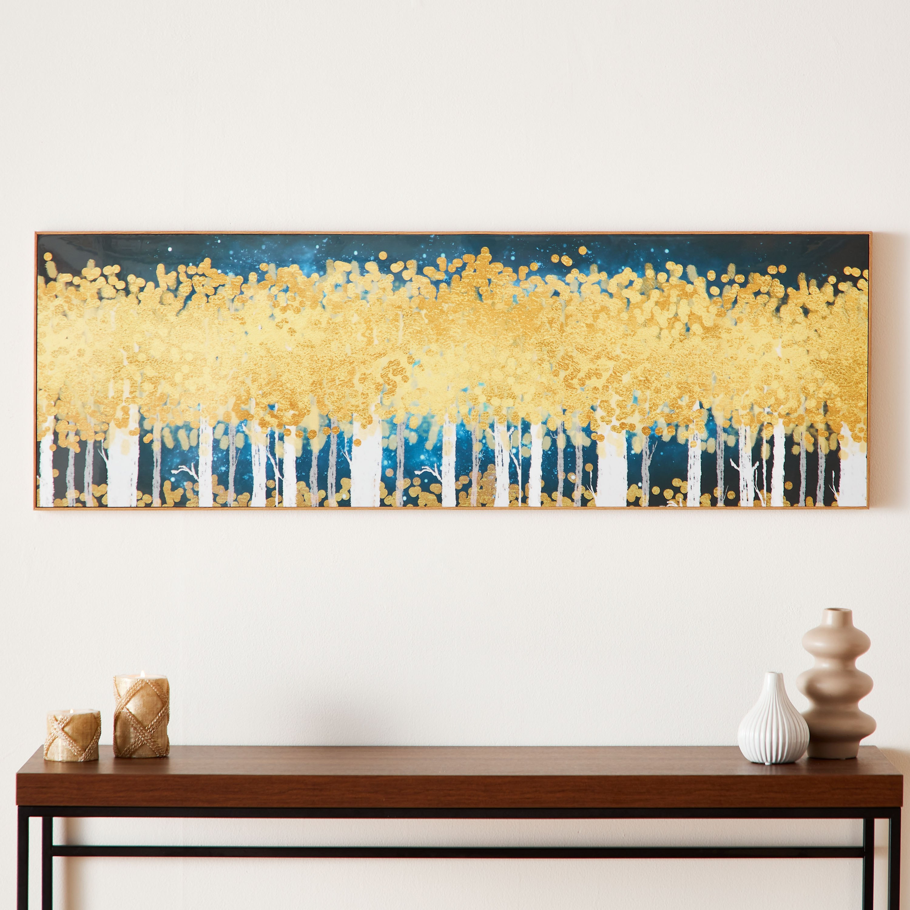 زينة حائط مؤطرة من فيها - 120x2.5x40 سم-hbxhomeware-hbxdecorandfurnishings-image-1