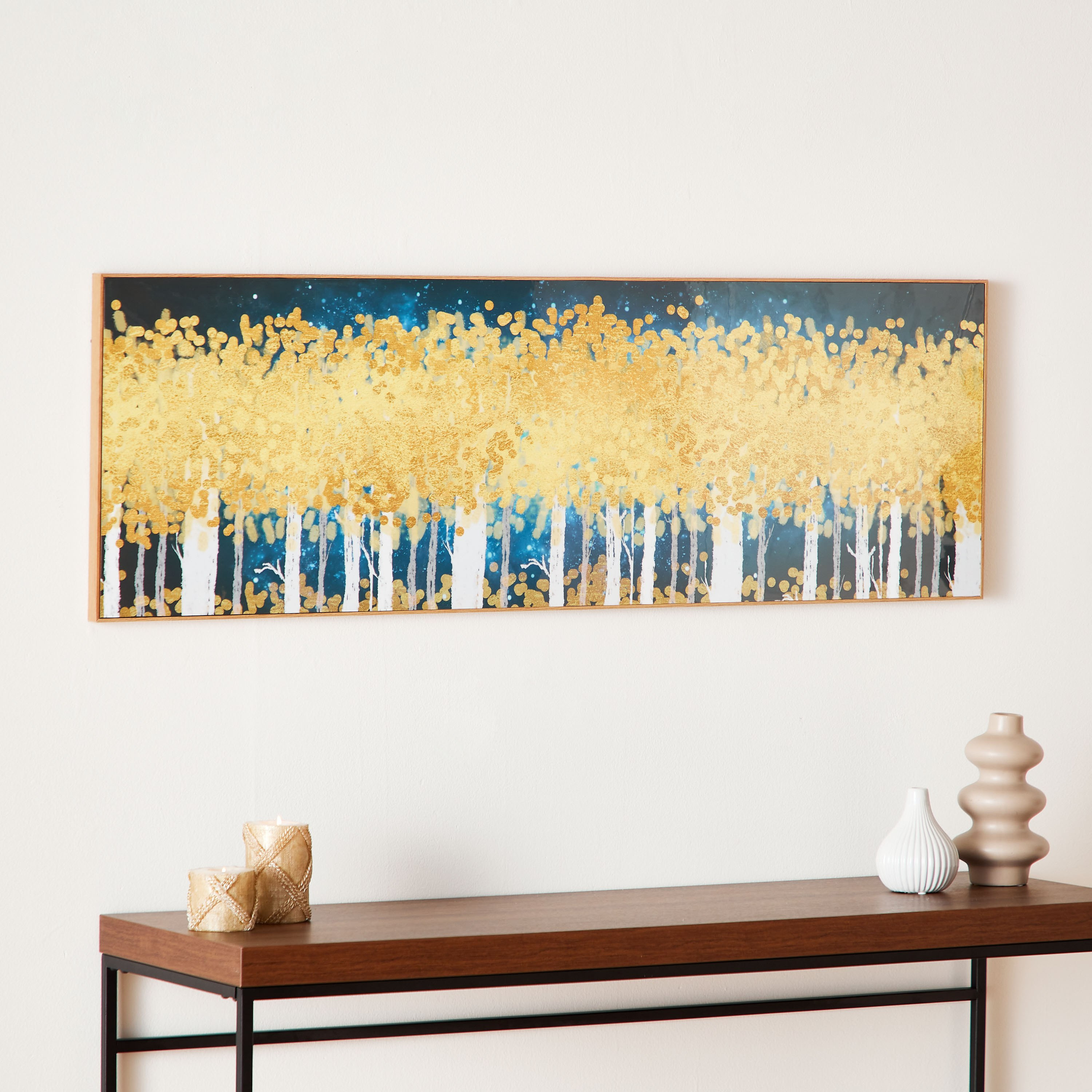 زينة حائط مؤطرة من فيها - 120x2.5x40 سم-hbxhomeware-hbxdecorandfurnishings-image-2