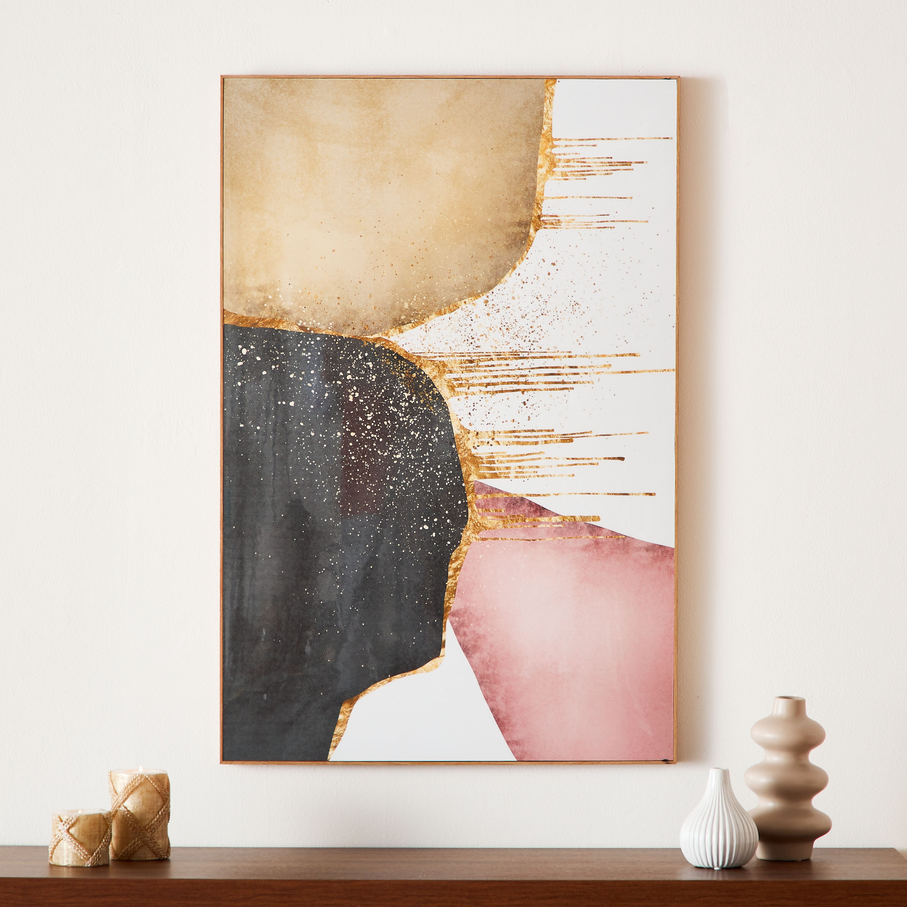 زينة حائط مؤطرة من فيها - 60x2.5x90 سم-hbxhomeware-hbxdecorandfurnishings-image-1