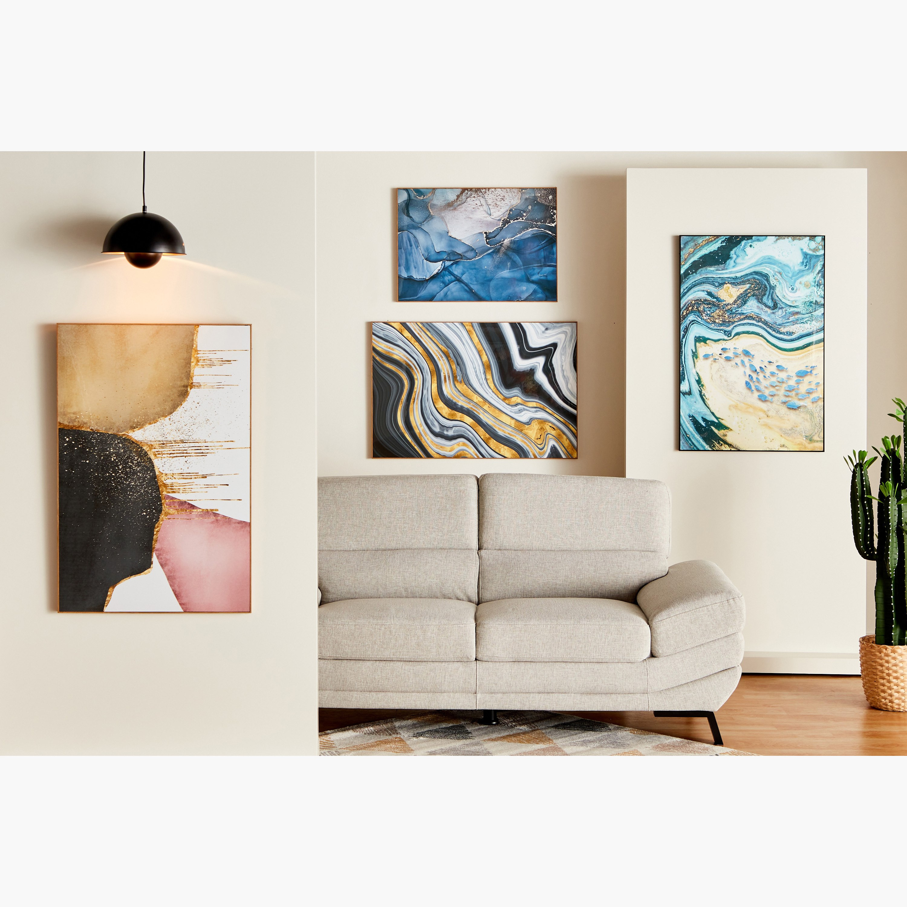 زينة حائط مؤطرة من فيها - 60x2.5x90 سم-hbxhomeware-hbxdecorandfurnishings-image-5