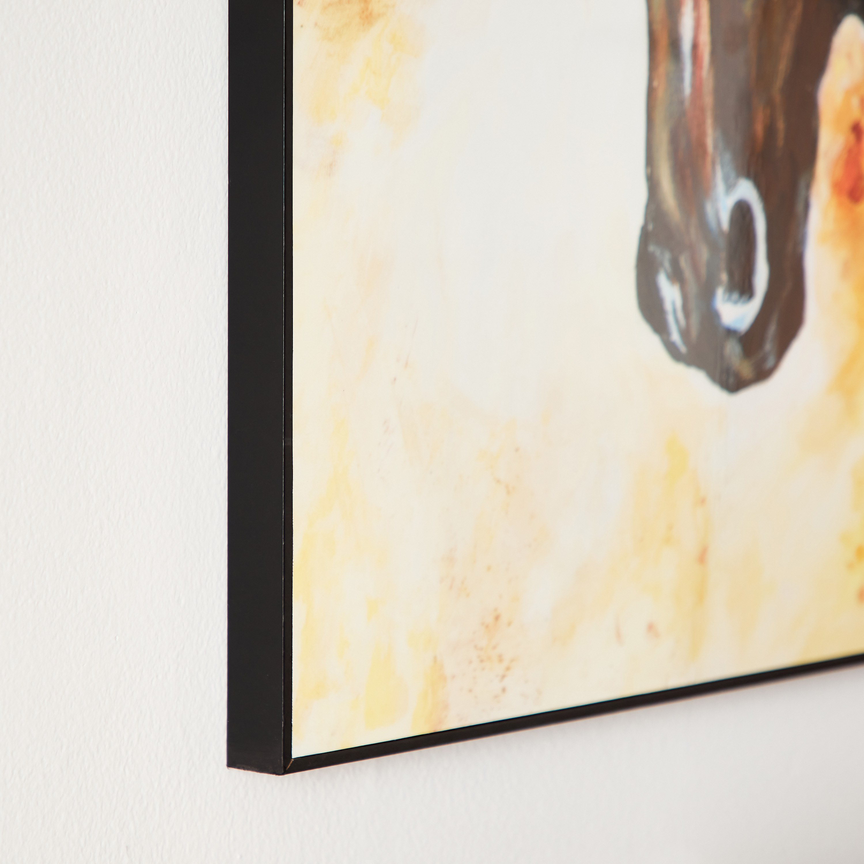 زينة حائط مؤطرة خيل من فيها - 60x2.5x90 سم-hbxhomeware-hbxdecorandfurnishings-image-4