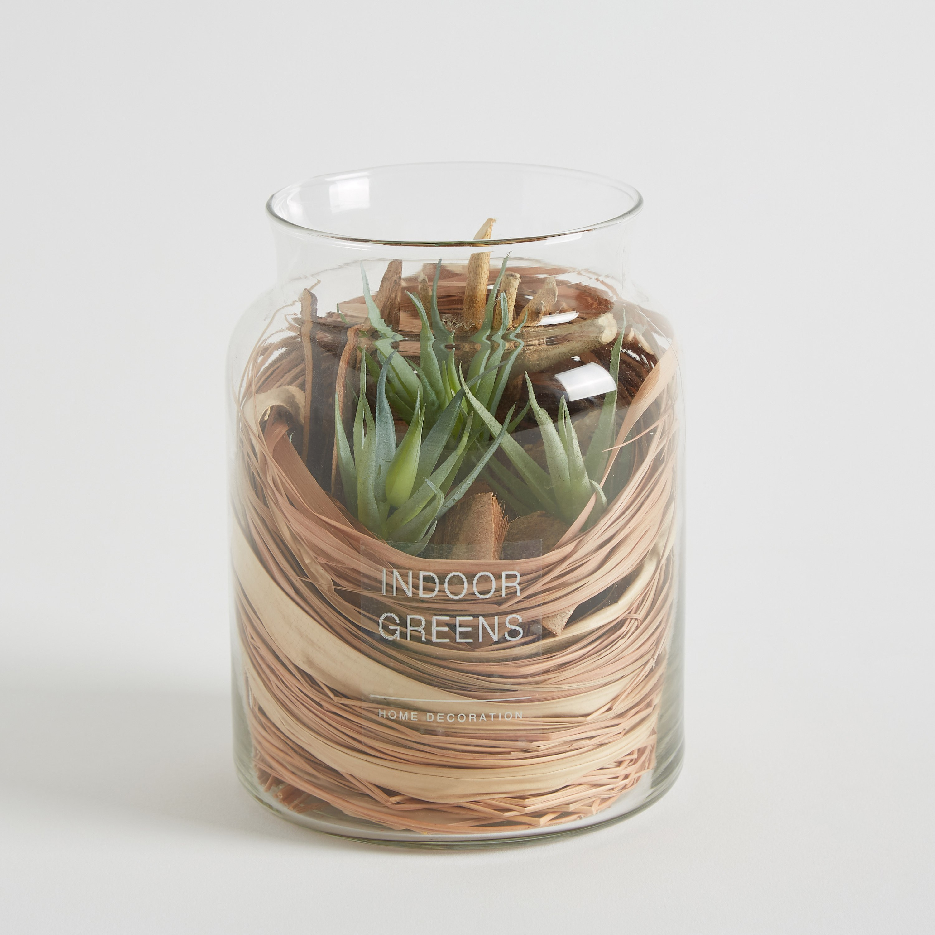 زهرة بونساي في جرة زجاج من مايلي - 13x13x16 سم-hbxdecorandfurnishings-homeaccessories-artificialflowersandplants-image-7