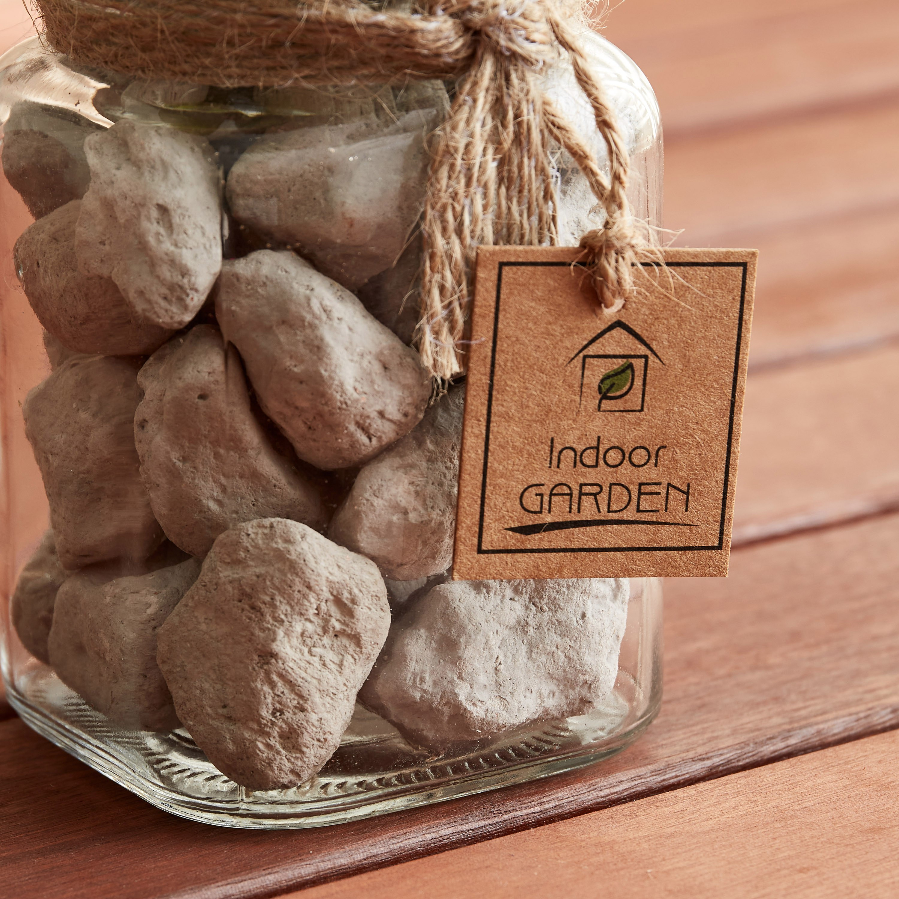 Miley Bonsai In Glass Jar - 7.3x11.5 cm-hbxdecorandfurnishings-homeaccessories-artificialflowersandplants-image-4