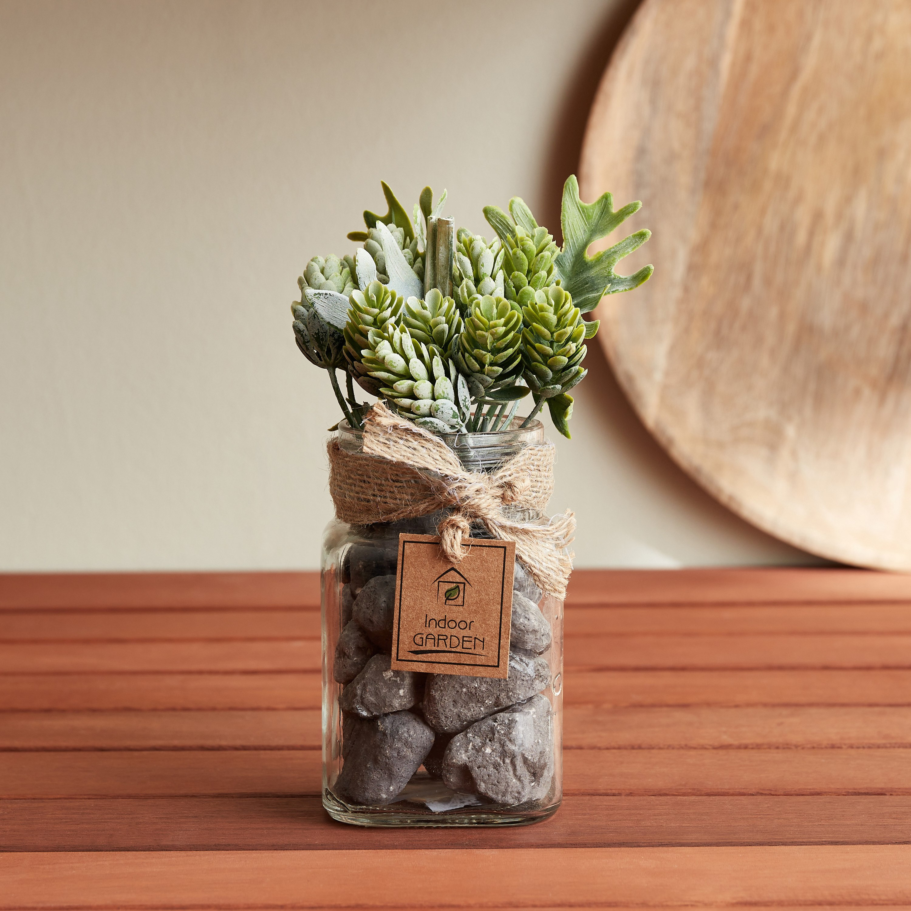 نبات بونساي في جرة زجاجية من مايلي - 7.3x11.5 سم-hbxdecorandfurnishings-homeaccessories-artificialflowersandplants-image-1