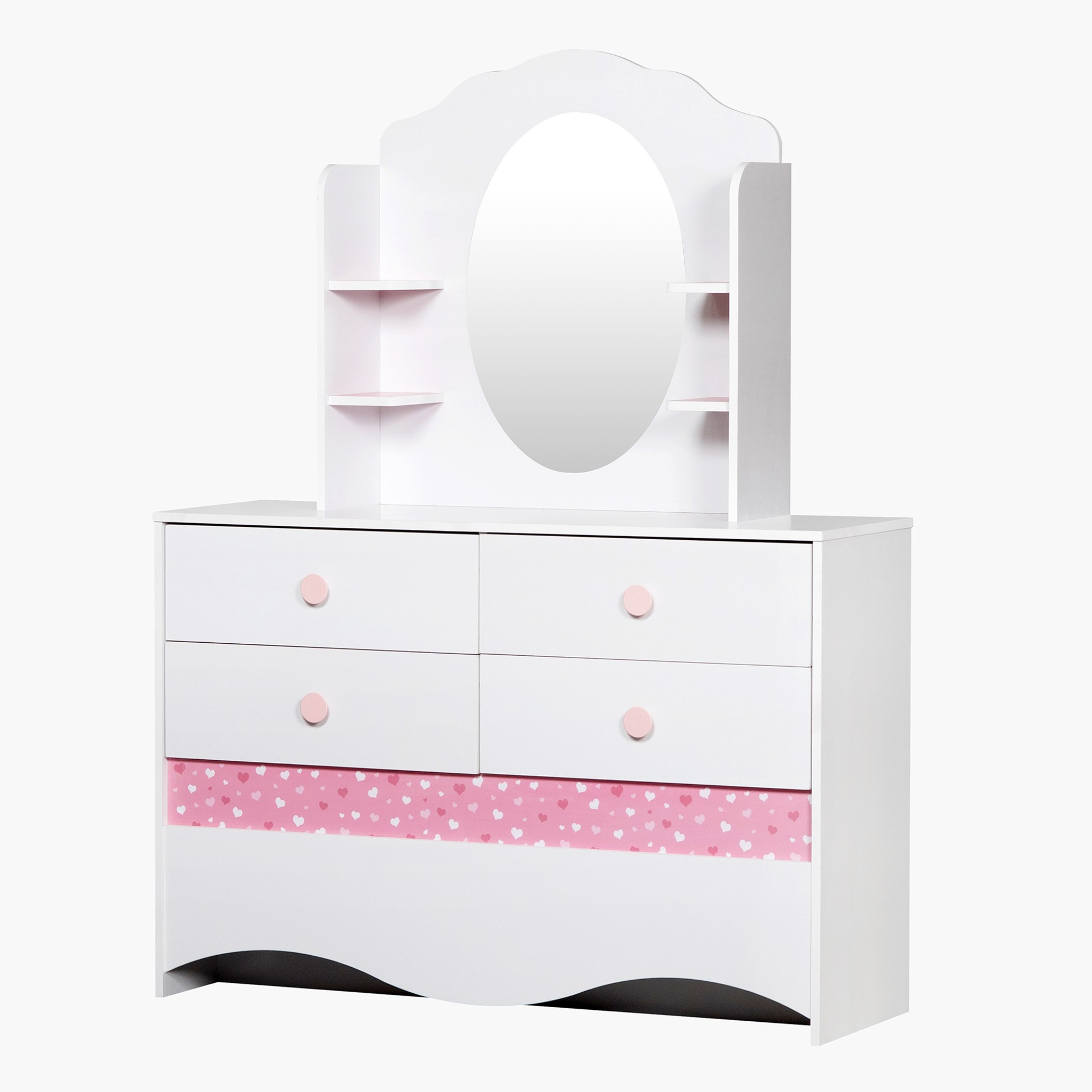 طاولة تزيين بمرآة من إلسا-hbxfurniture-kidsroom-kidsdressersandmirrors-image-3