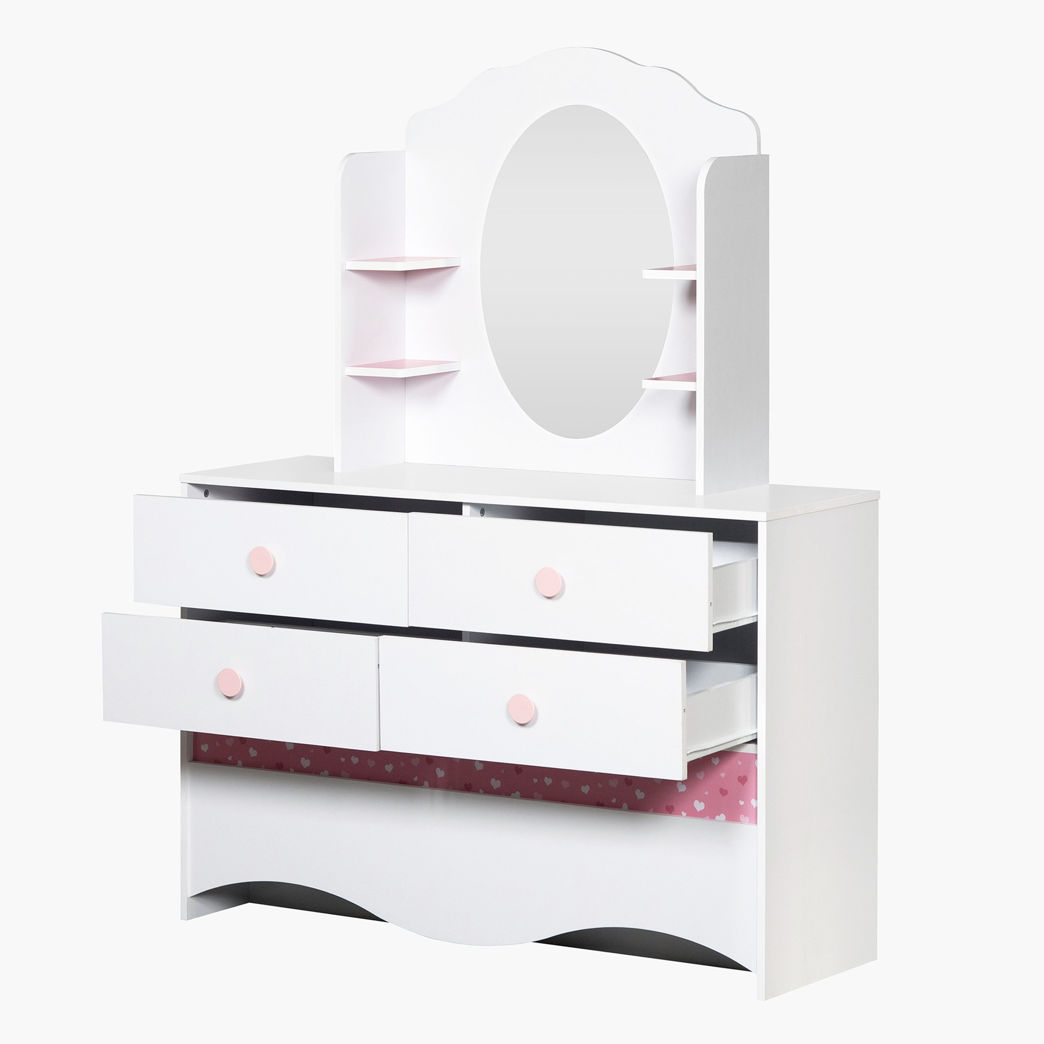 طاولة تزيين بمرآة من إلسا-hbxfurniture-kidsroom-kidsdressersandmirrors-image-4
