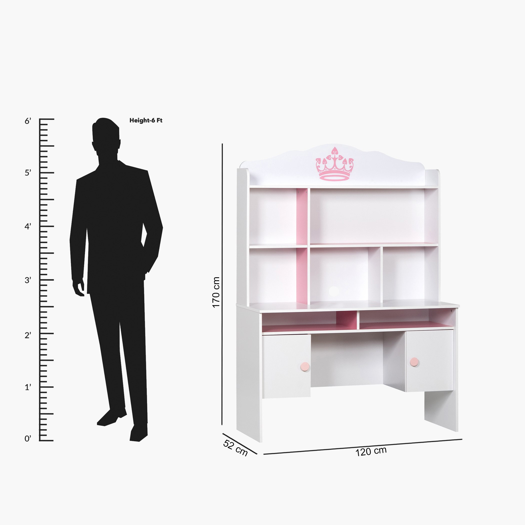 مكتب دراسة بخزانة من إلسا-hbxkidsandyouth-desks-image-7