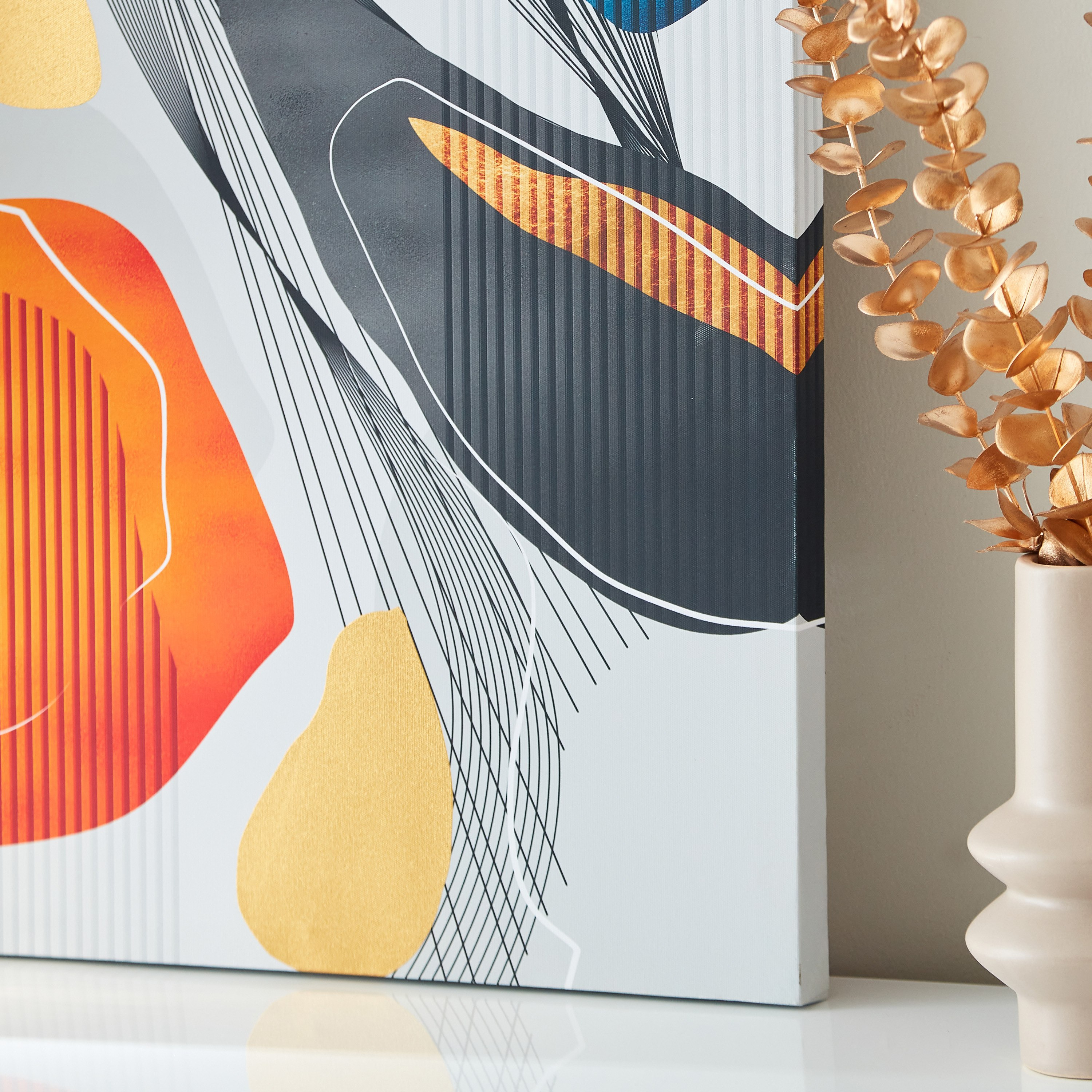زينة حائط كانفاس مؤطرة مزيّنة من ريما - 40x60x2.5 سم-hbxbedroom-decorandaccessories-photoframes-image-3