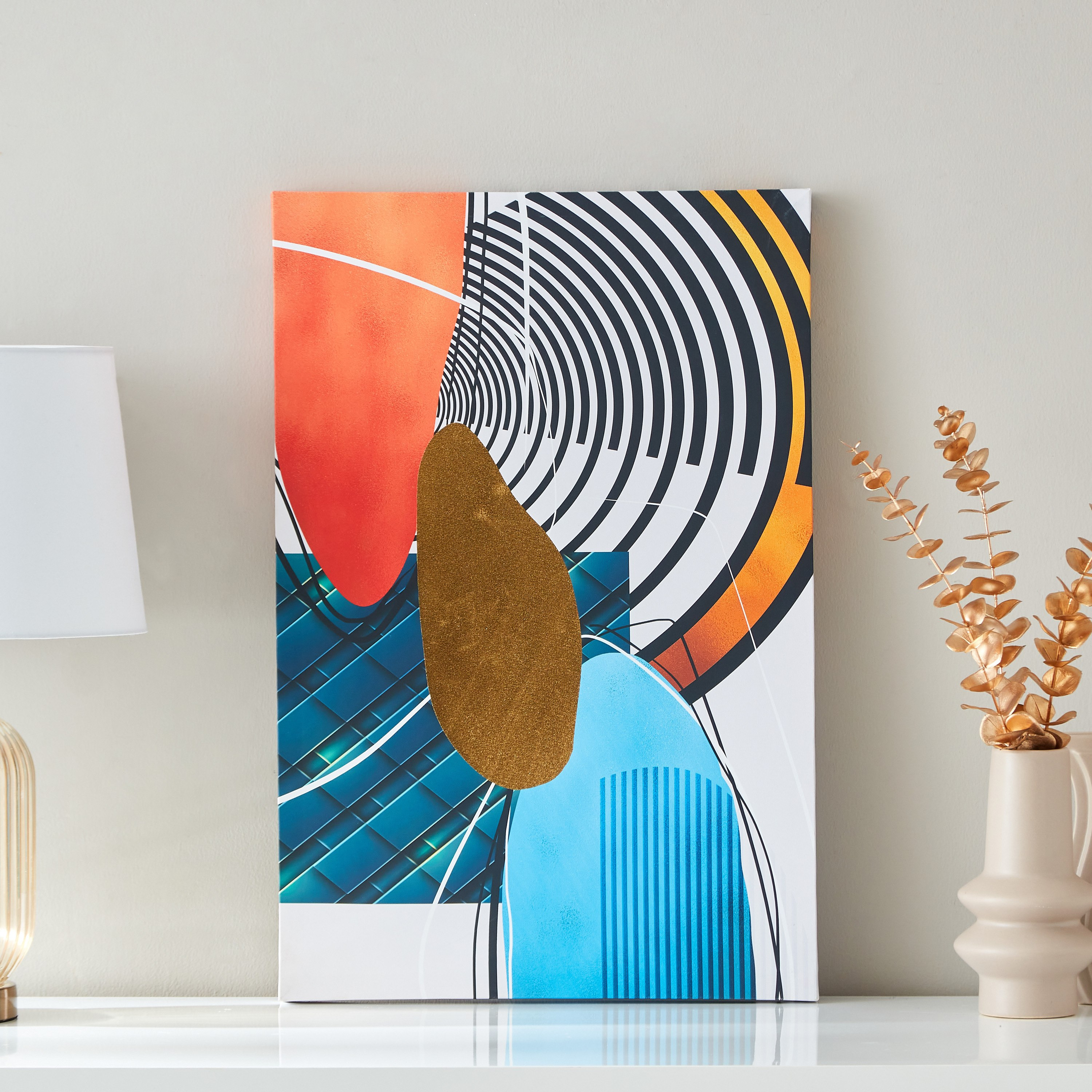 زينة حائط كانفاس مؤطرة من ريما - 40x60x2.5 سم-hbxhomeware-hbxdecorandfurnishings-image-1