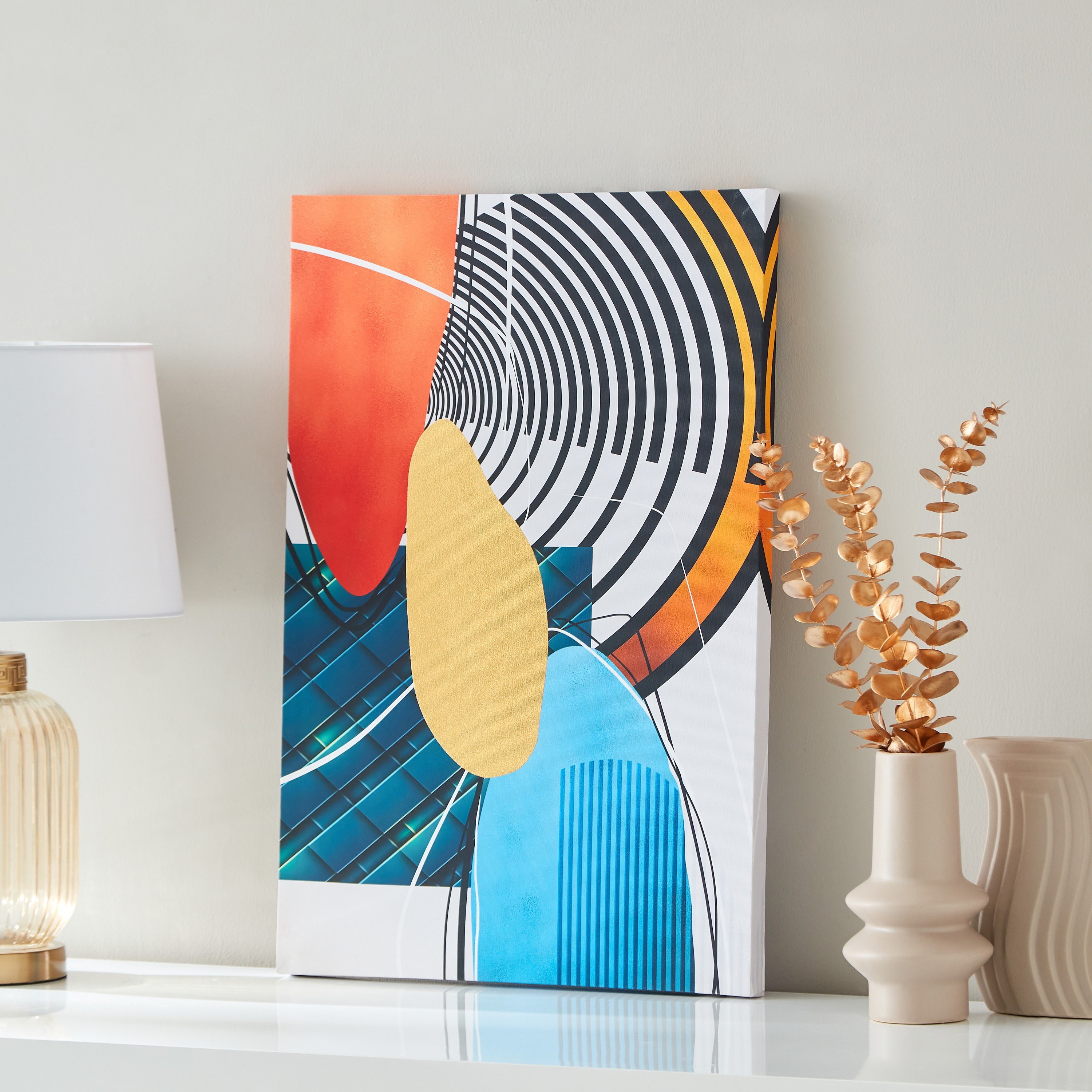 زينة حائط كانفاس مؤطرة من ريما - 40x60x2.5 سم-hbxhomeware-hbxdecorandfurnishings-image-2
